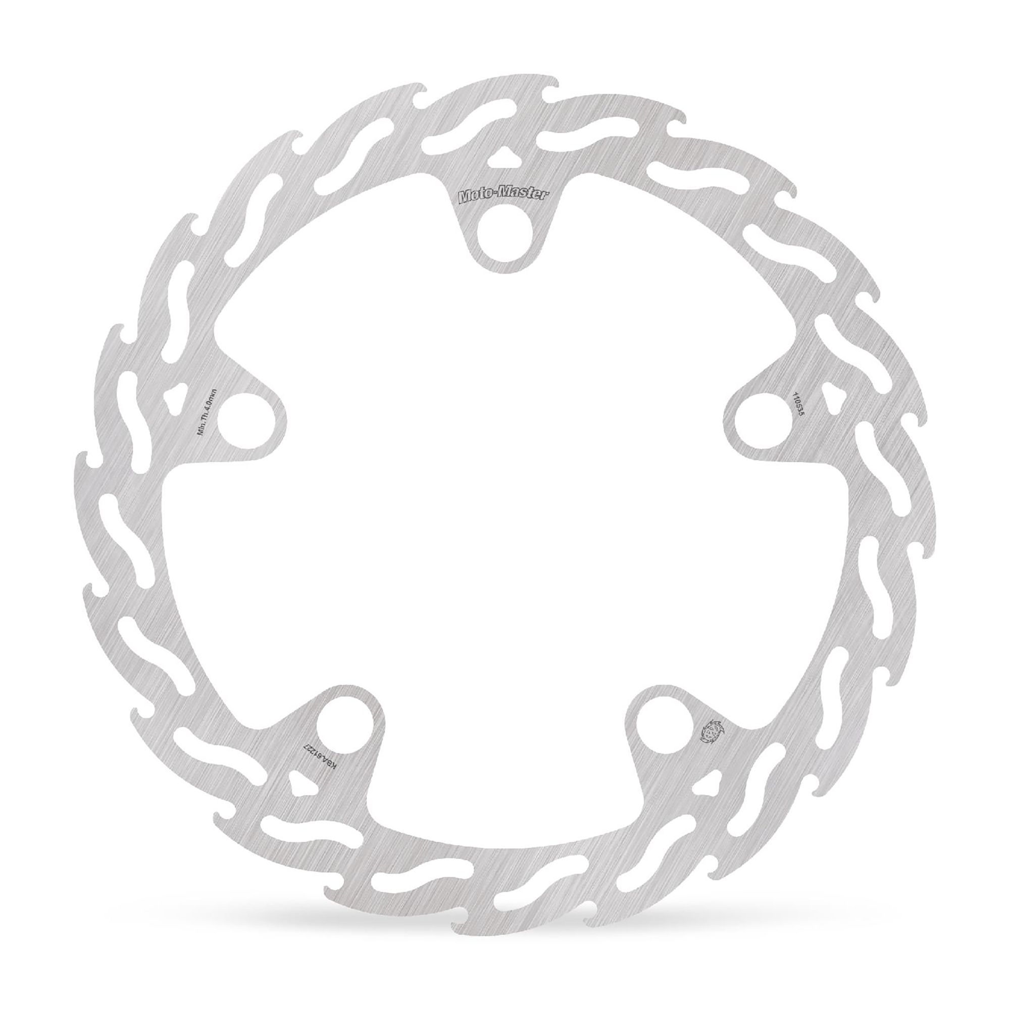 Moto-Master Bremsscheibe Flame vorn links starr mit ABE