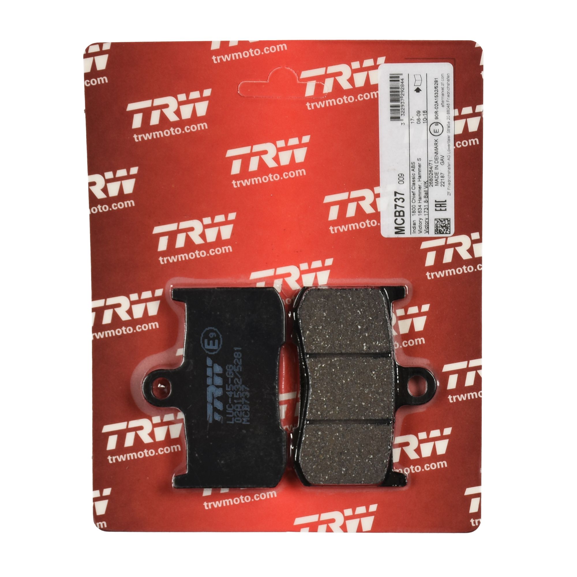 TRW Bremsbelag organisch