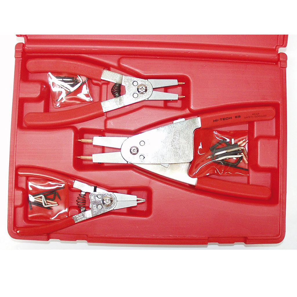 MotoLibre Seegeringzangenset mit Wechselspitze