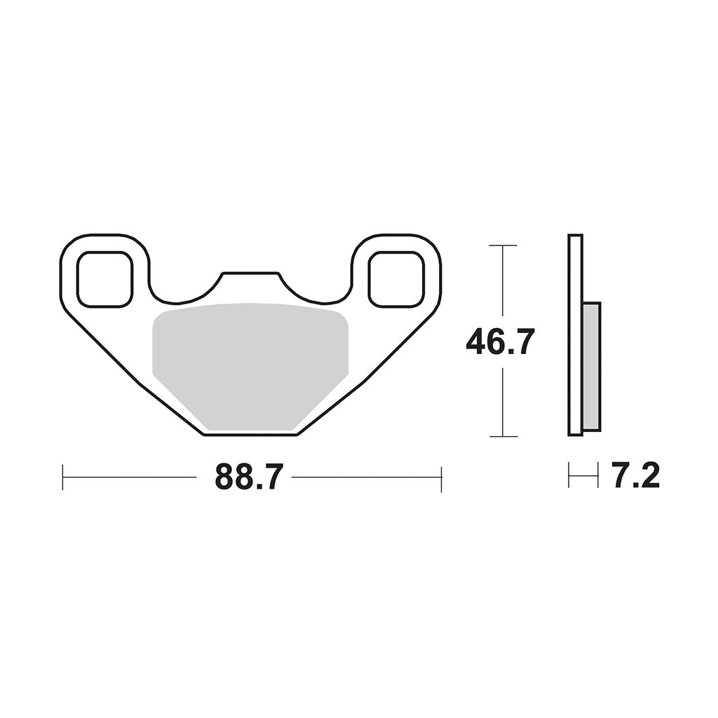 TRW Bremsbelag Sinter Offroad