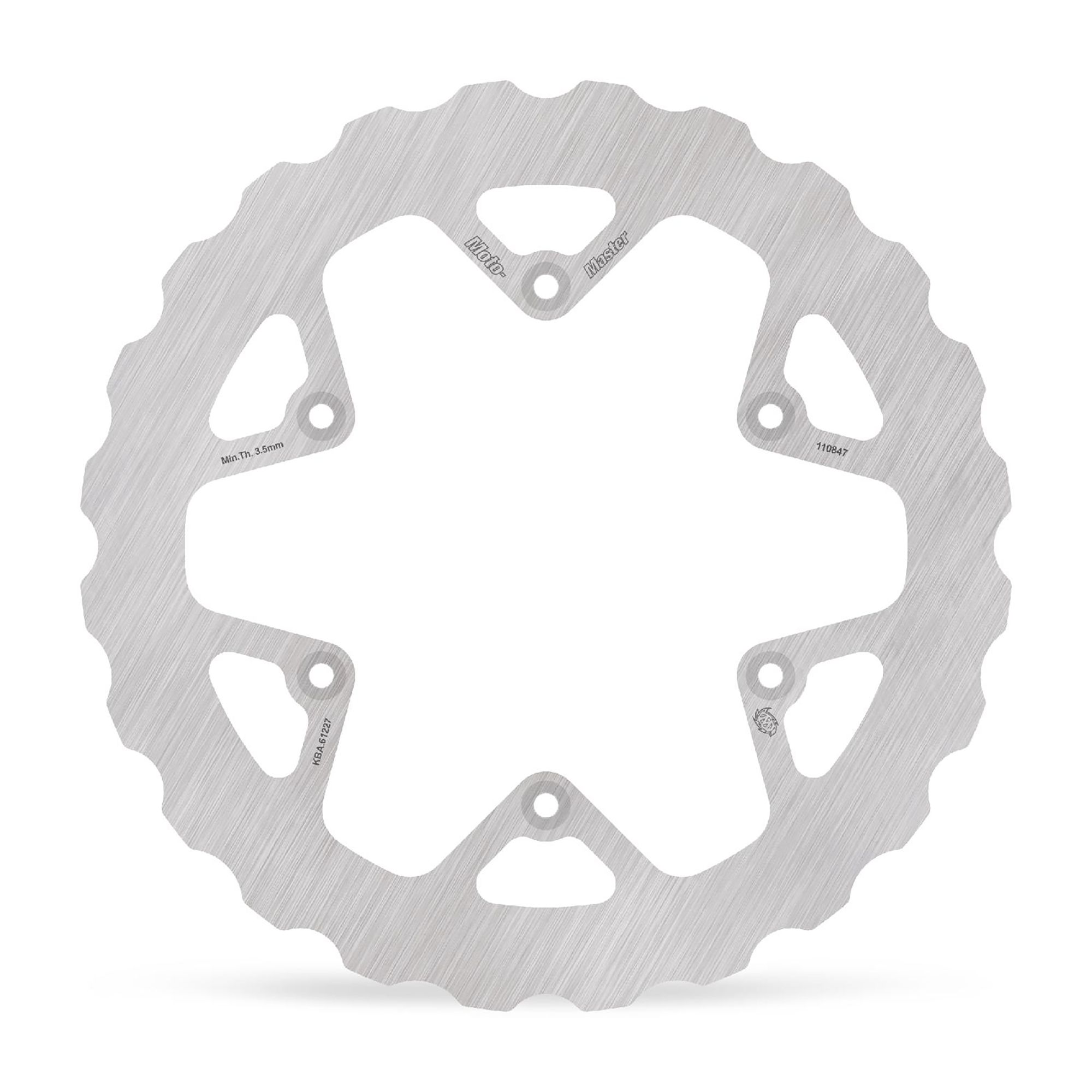 Moto-Master Bremsscheibe Nitro hinten starr Mud/Schlamm mit ABE