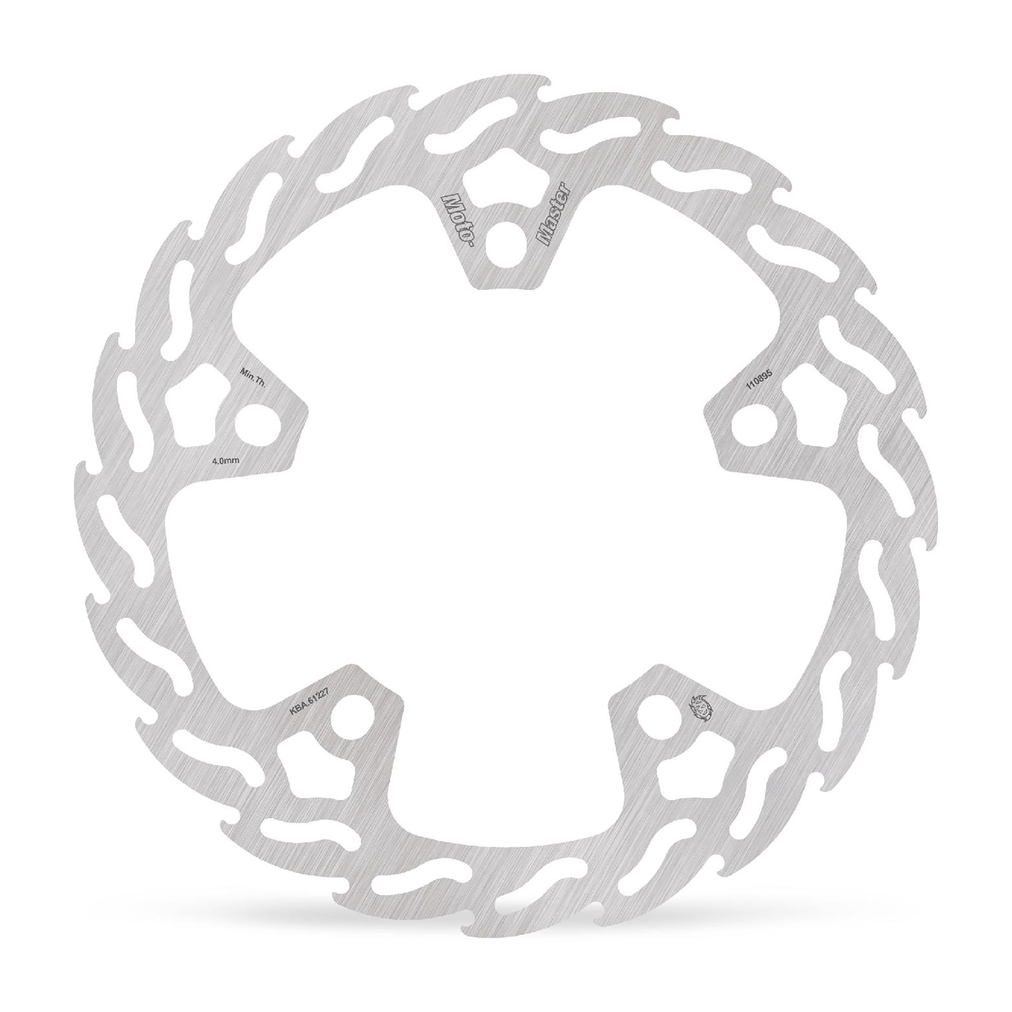 Moto-Master Bremsscheibe Flame vorne starr Gussrad