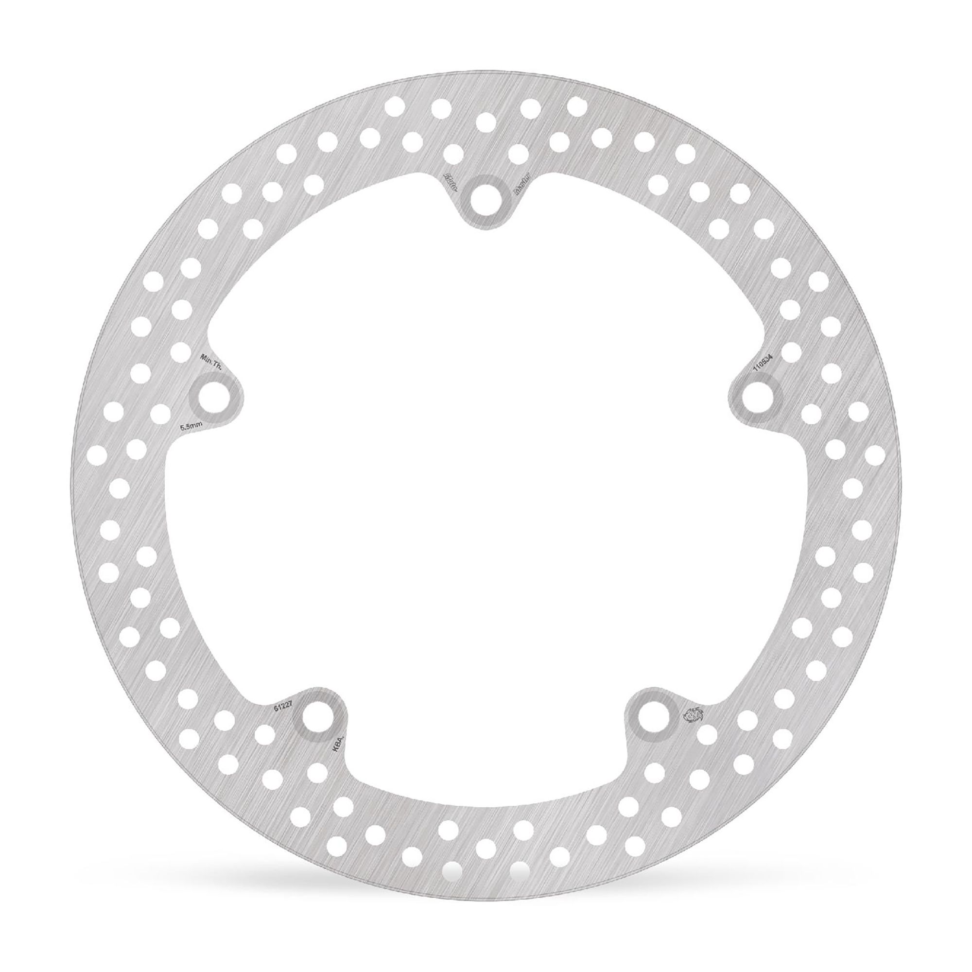 Moto-Master Bremsscheibe Halo hinten starr mit ABE