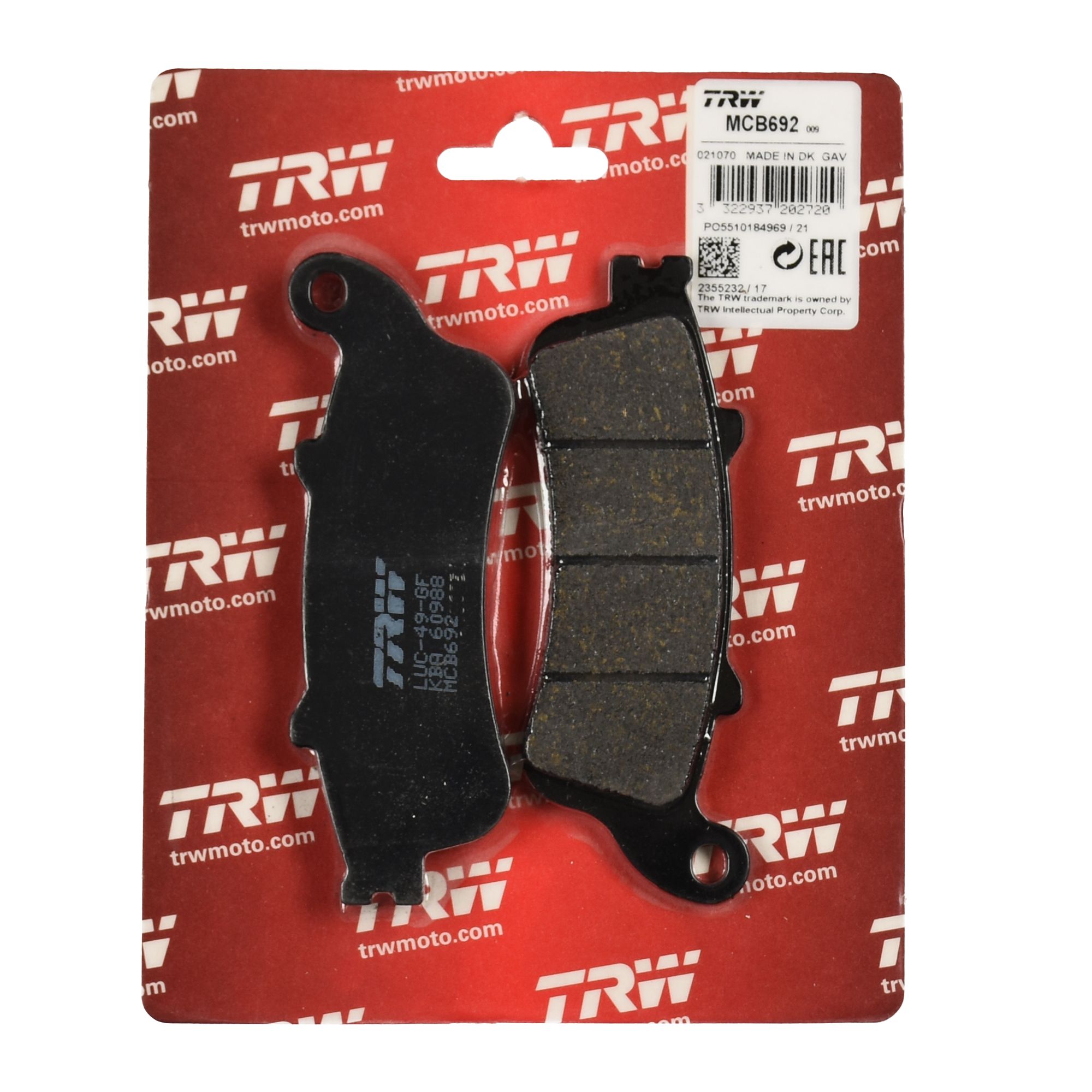 TRW Bremsbelag organisch