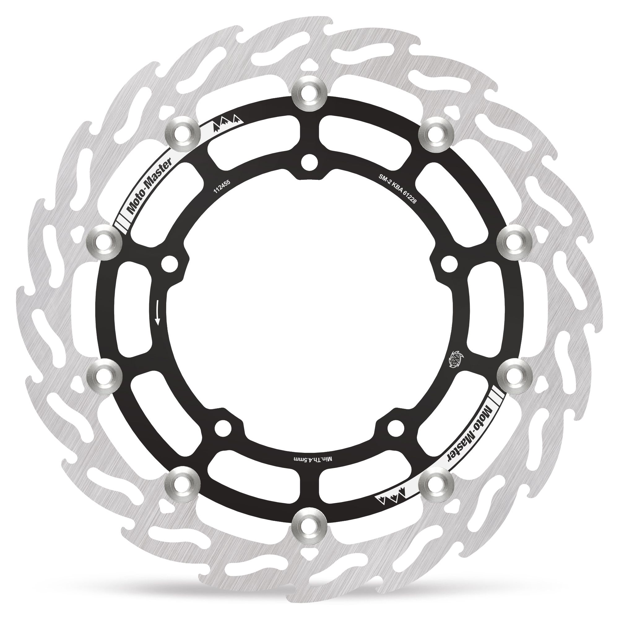 Moto-Master Bremsscheibe Flame vorn schwim. Supermoto Racing 300 rechts