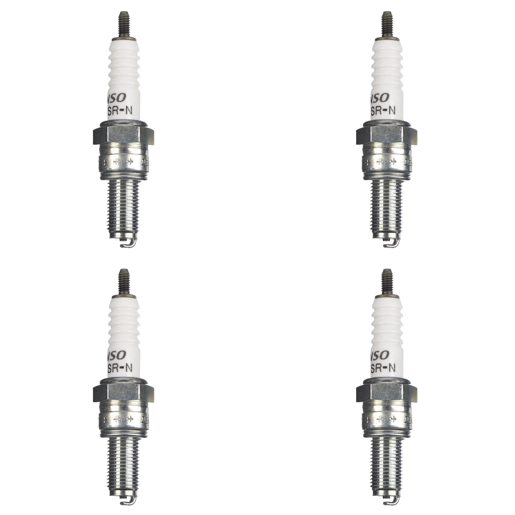 DENSO Zündkerze U27ESR-N m. Schraub-Nippel 4er Set