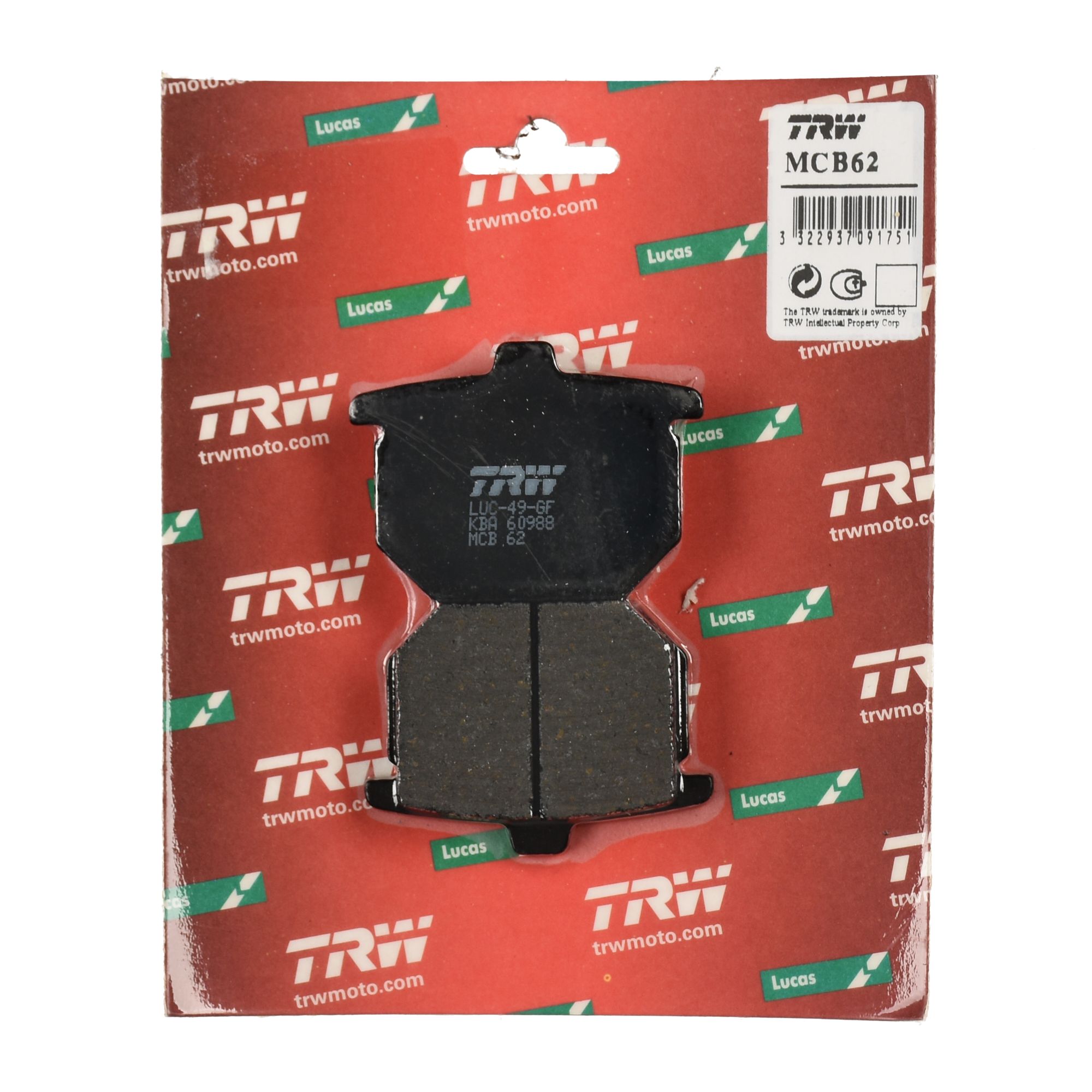 TRW Bremsbelag organisch