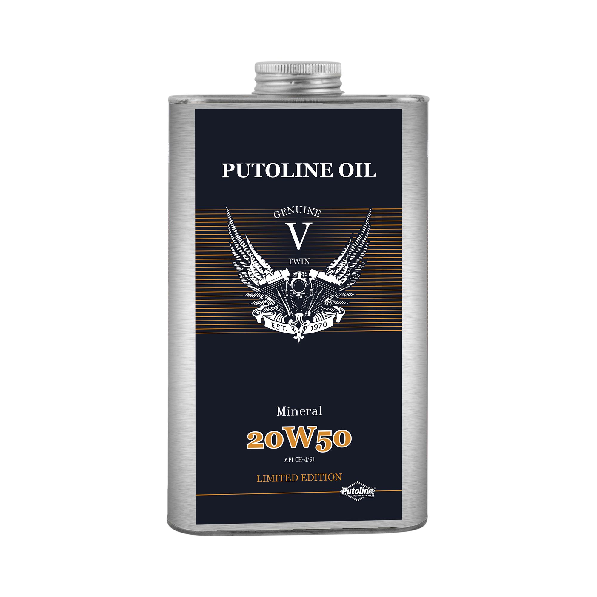 Putoline Öl 4Takt 20W50 1 Liter Motoröl Genuine V-Twin Mineral