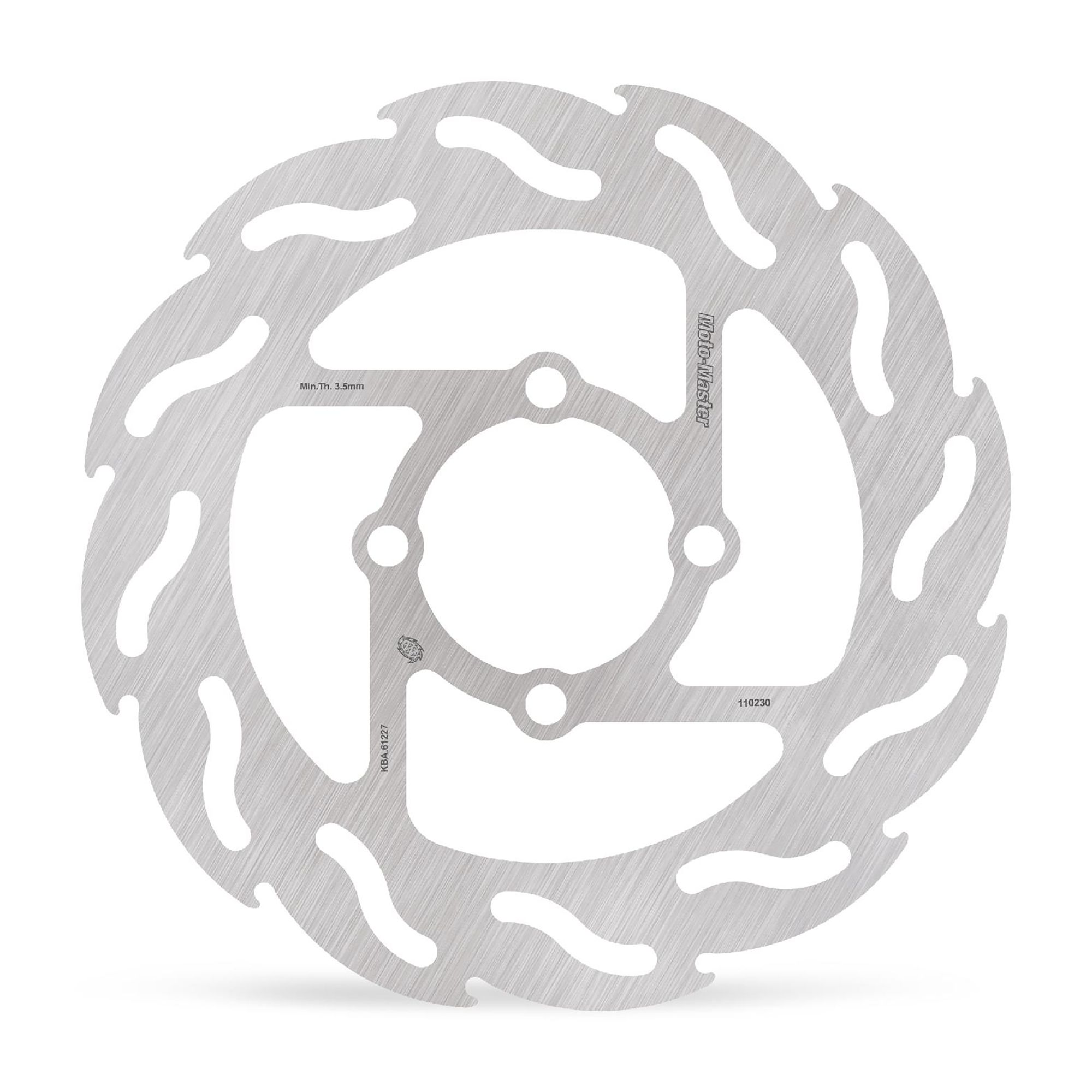 Moto-Master Bremsscheibe Flame hinten starr mit ABE