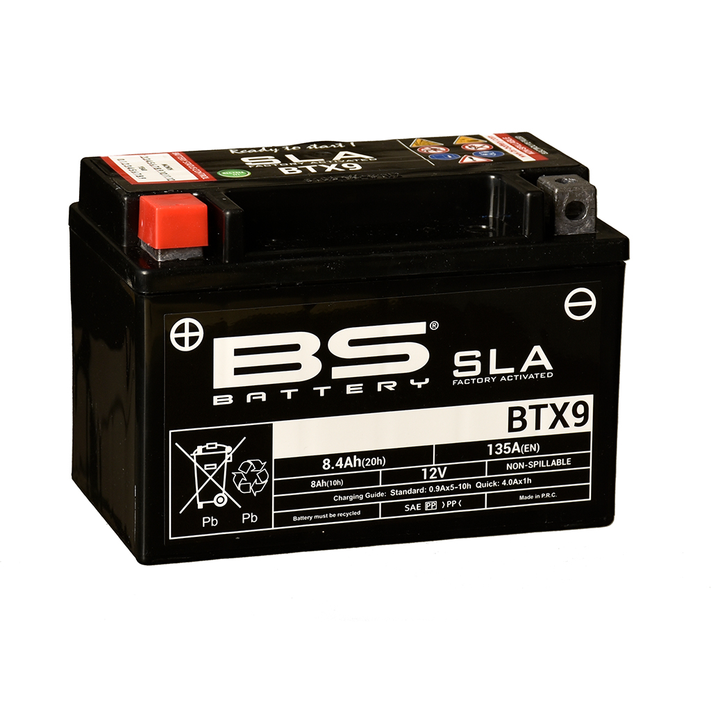 BS Batterie 12V 8AH YTX9- Gel -Battery 50812