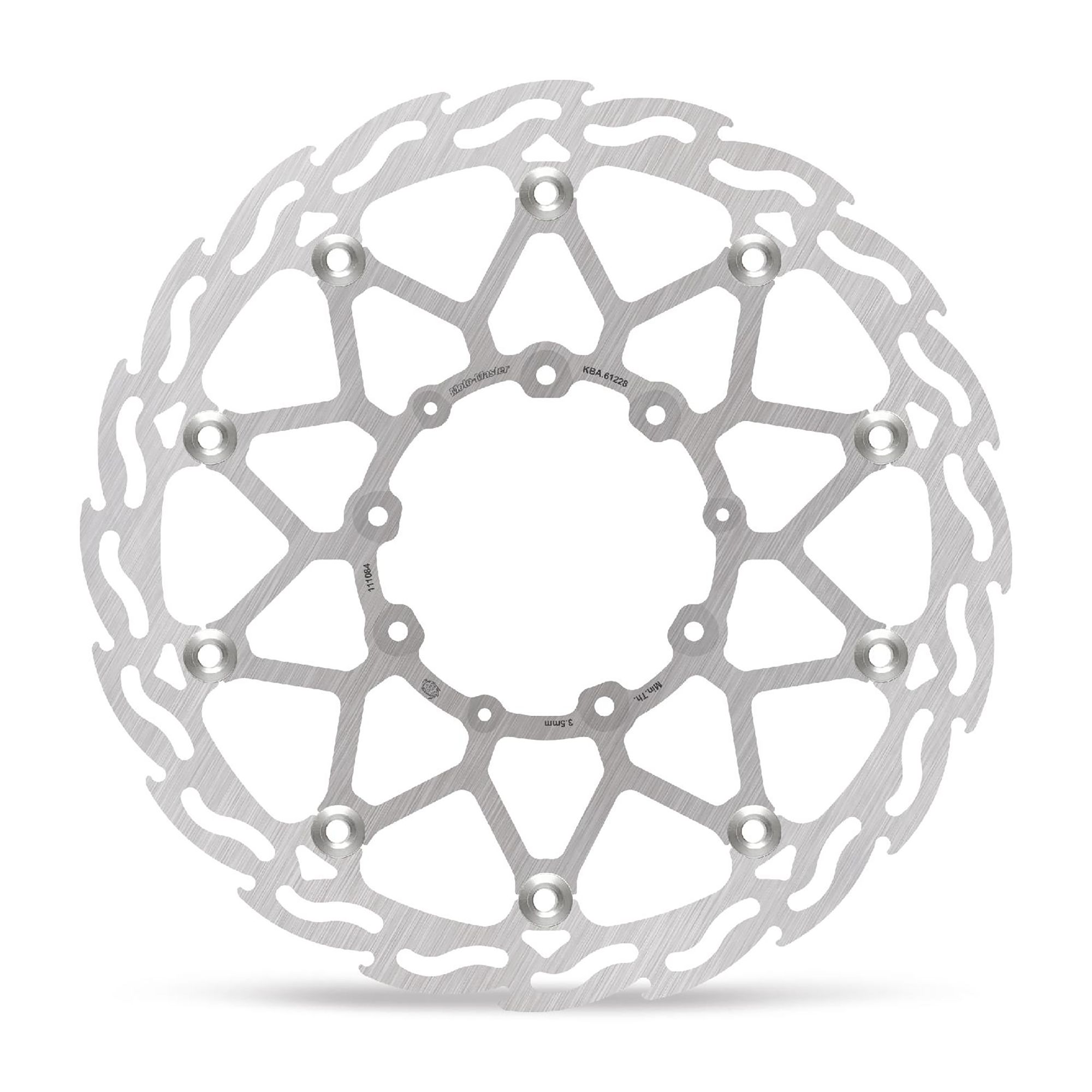 Moto-Master Bremsscheibe Flame vorn schwim. mit ABE Supermoto Street 320