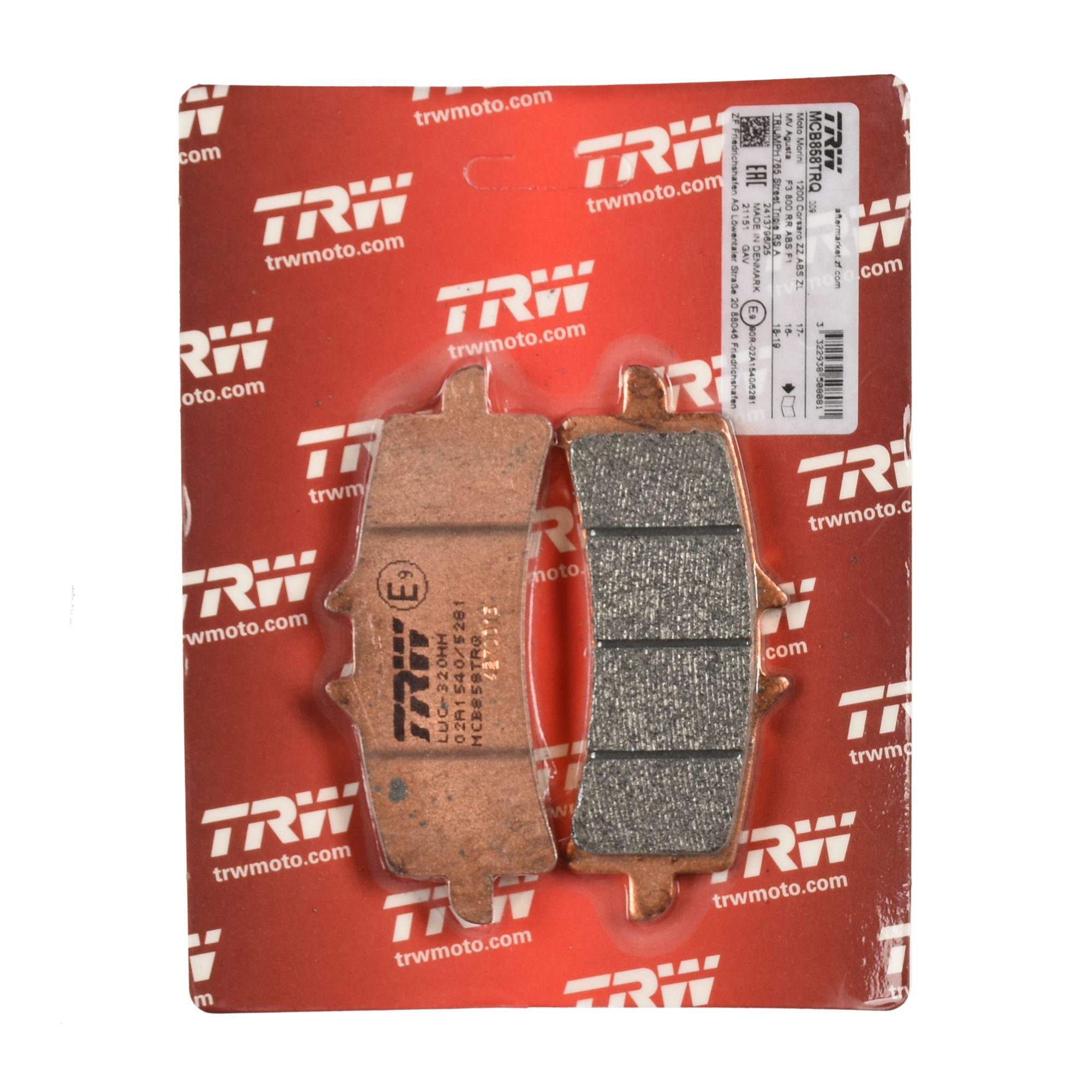 TRW Bremsbelag Sinter Racing ABE