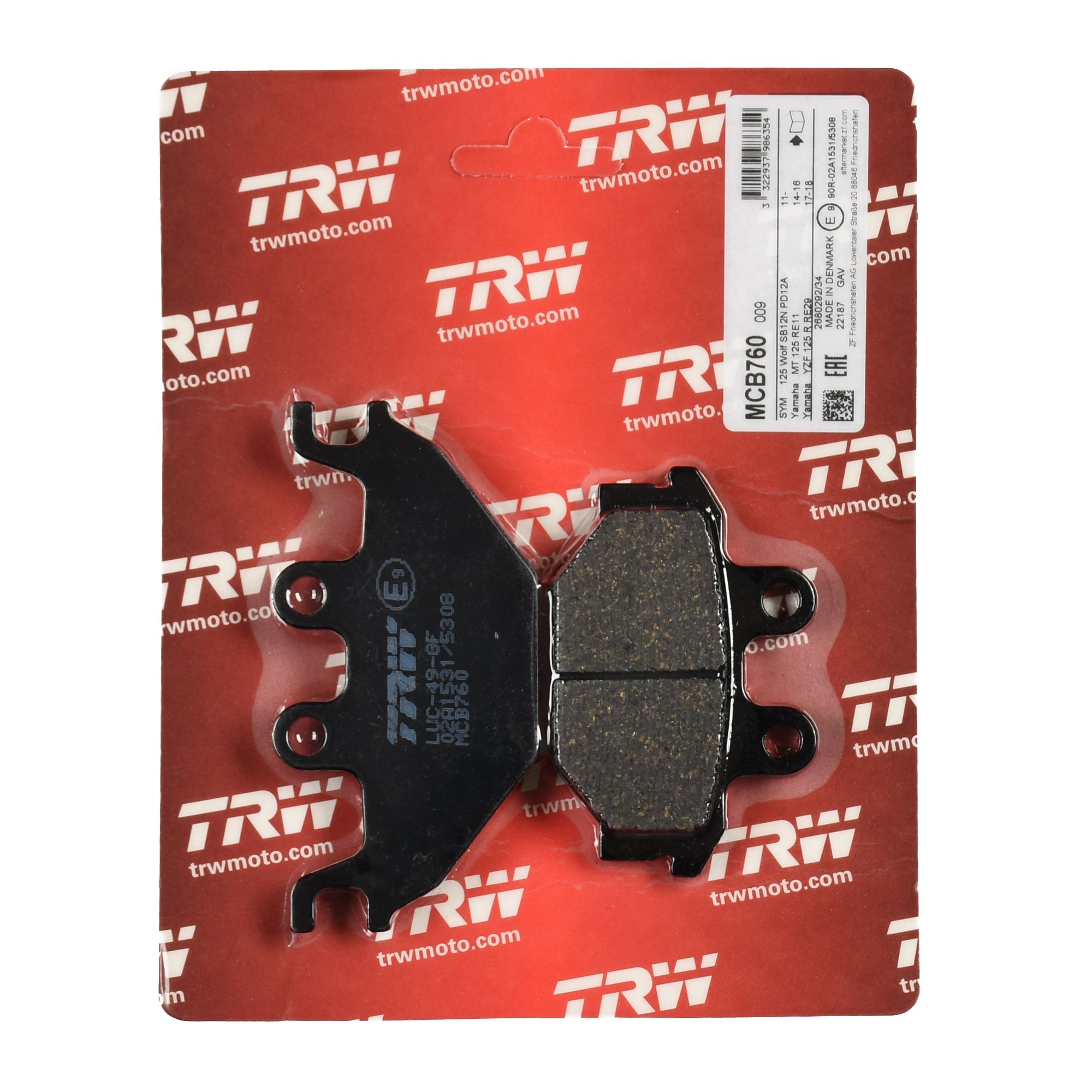 TRW Bremsbelag organisch