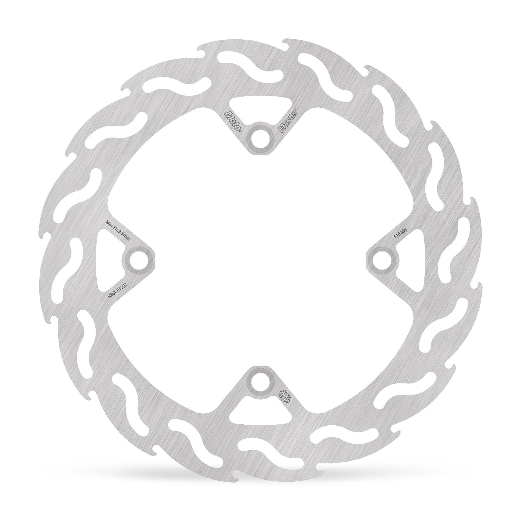 Moto-Master Bremsscheibe Flame hinten starr mit ABE