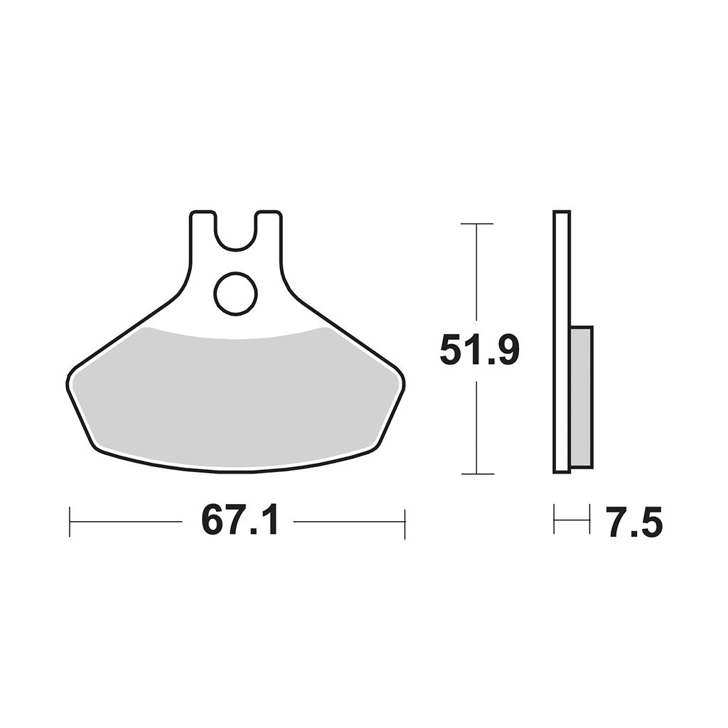 TRW Bremsbelag Sinter Offroad