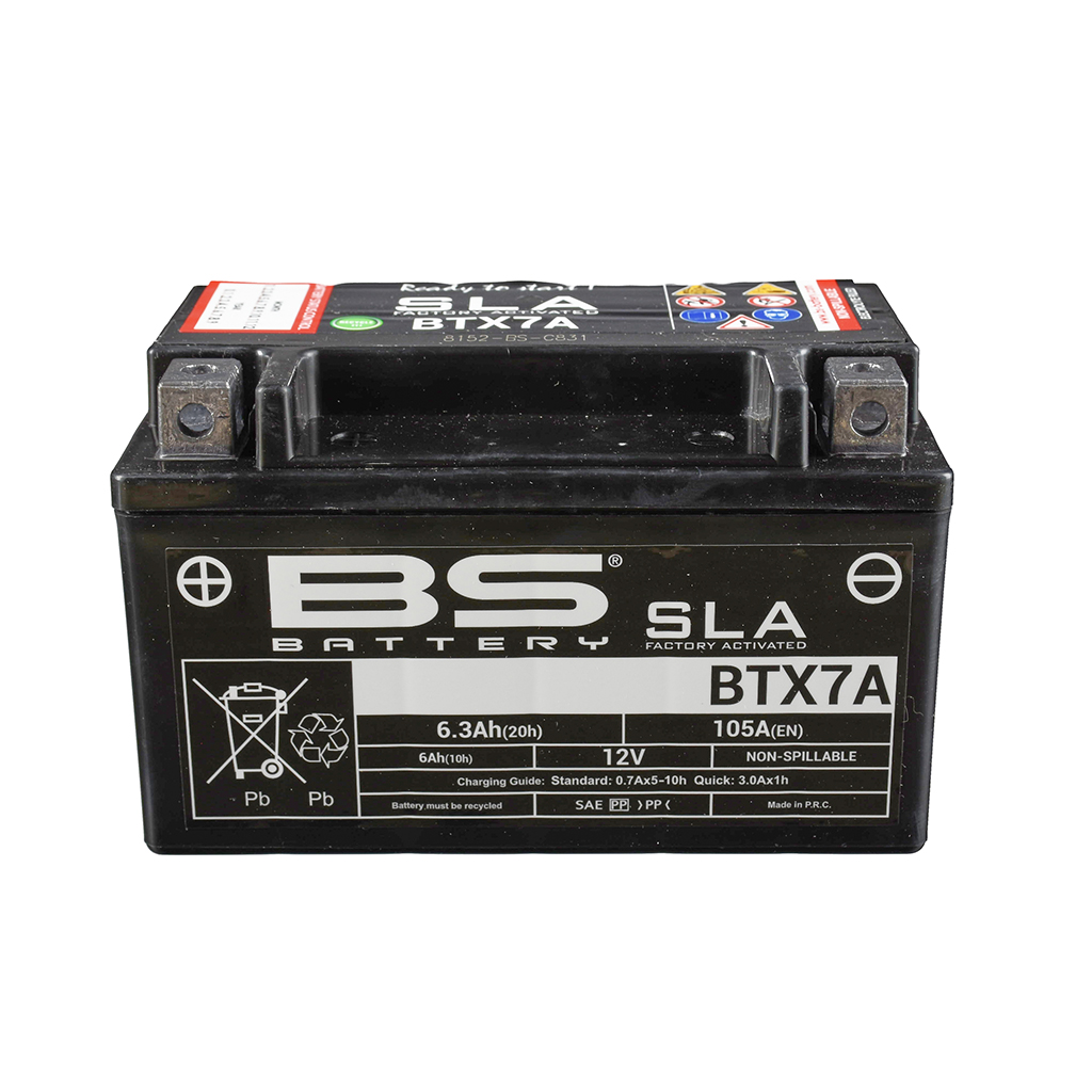 BS Batterie 12V 6AH YTX7A- Gel -Battery 50615