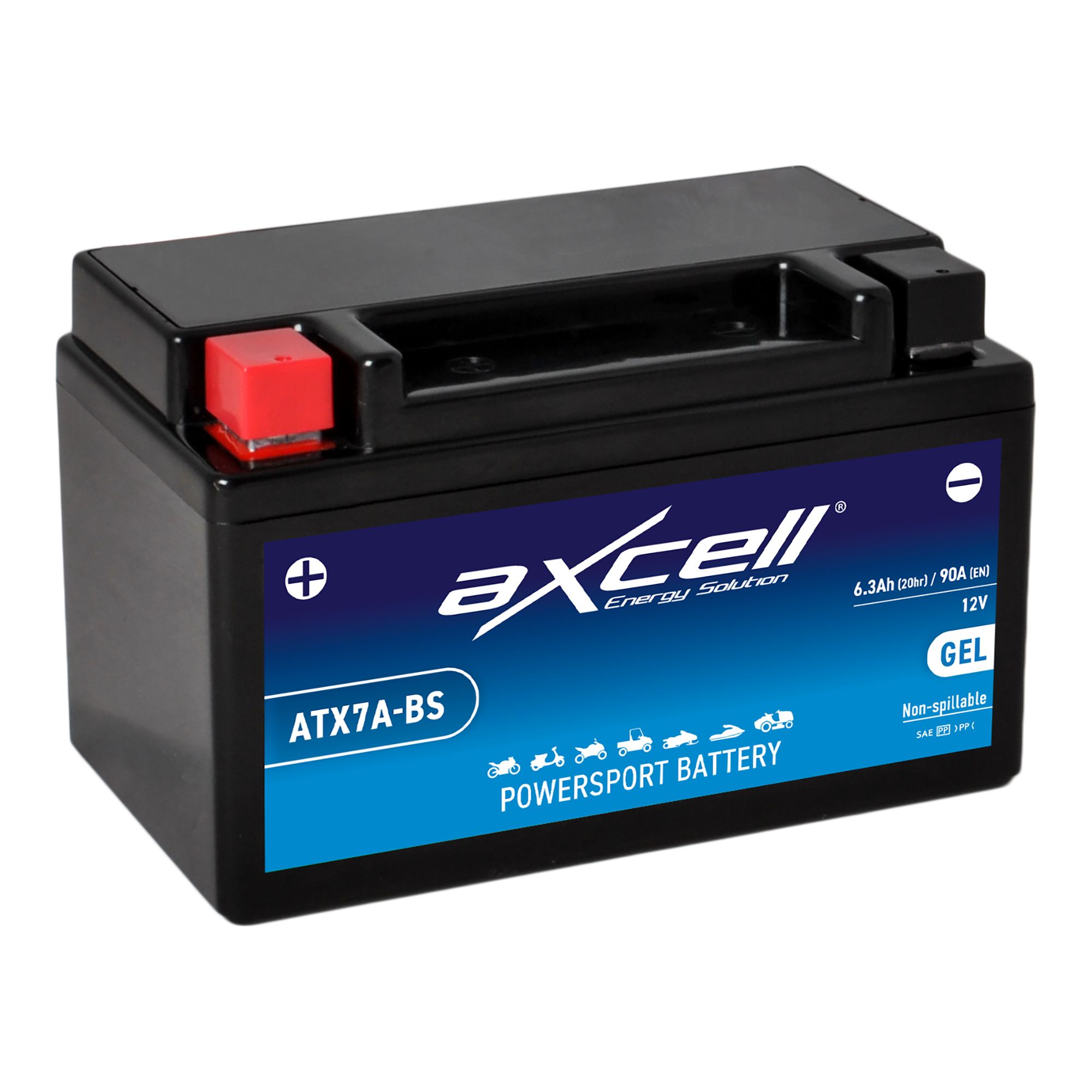 AXCELL Batterie 12V YTX7A-BS GEL 50615