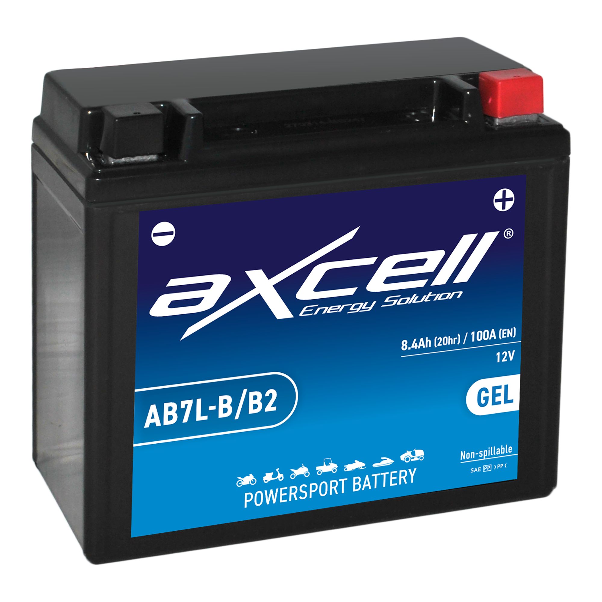 AXCELL Batterie 12V YB7L-B GEL 50712