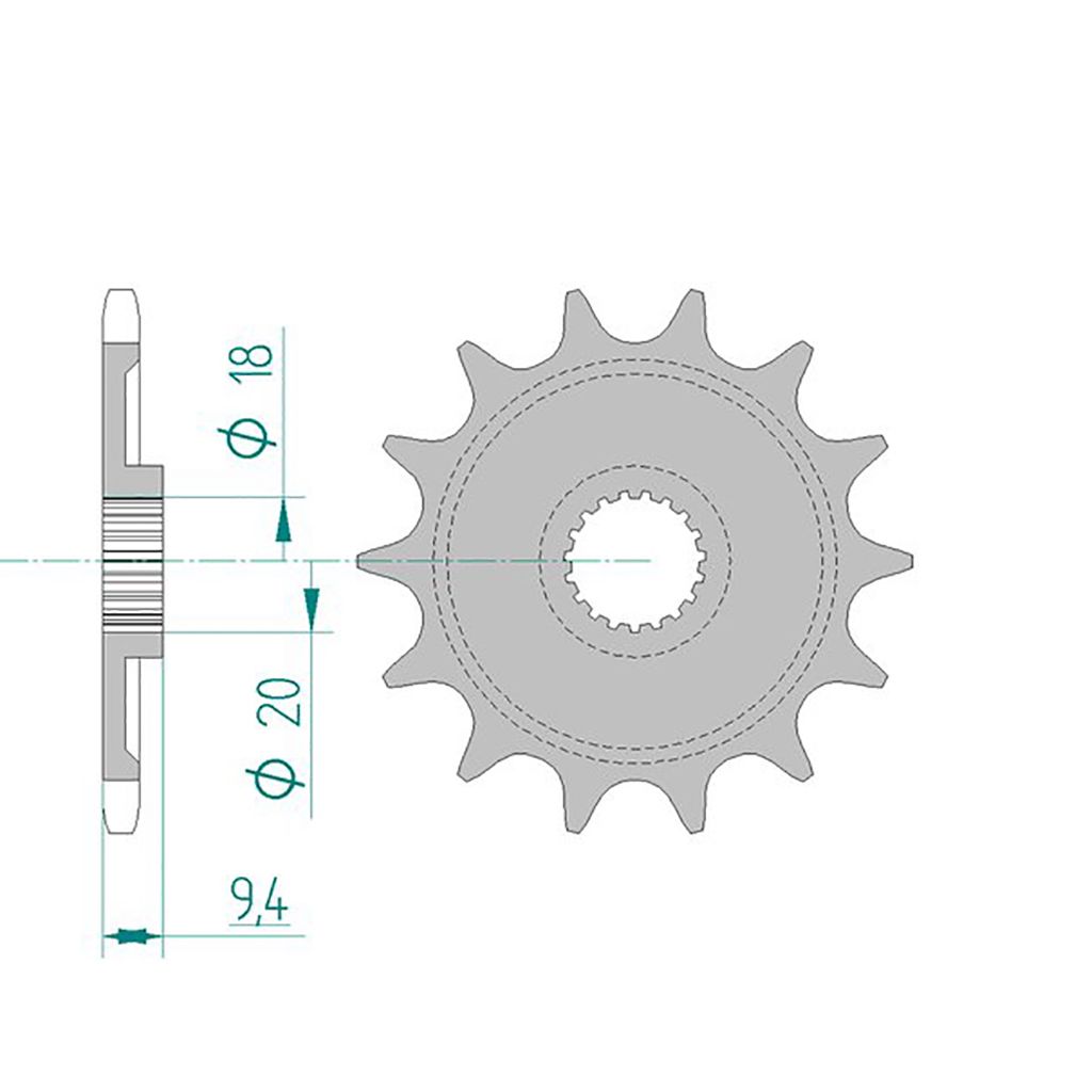 AFAM Ritzel #520 12 Zähne