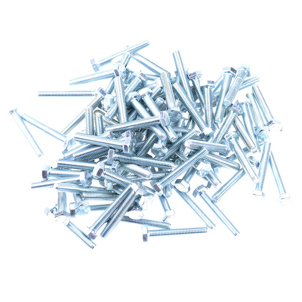 MotoLibre Schraube M8 50mm sechskant 100er Set