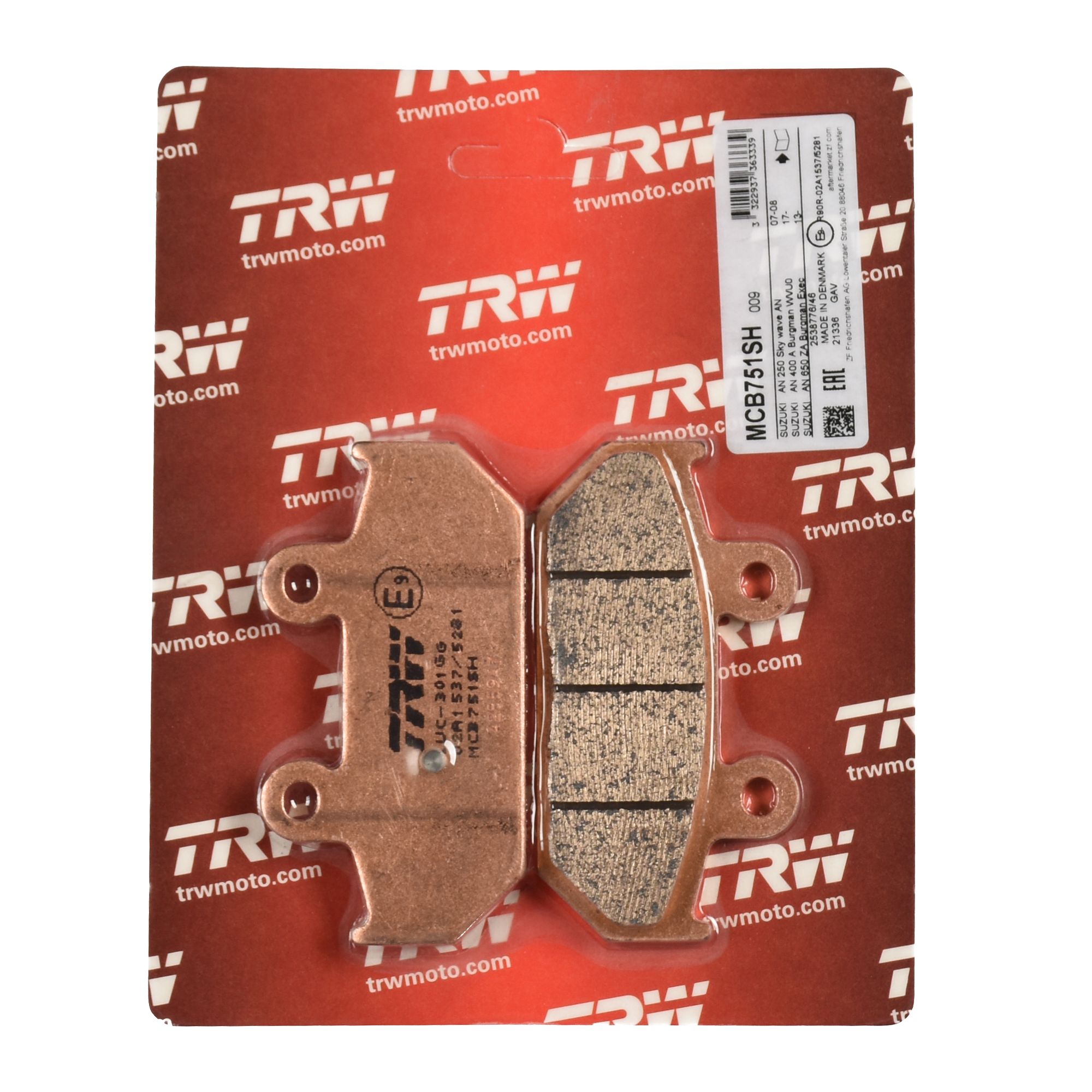 TRW Bremsbelag Sinter Street