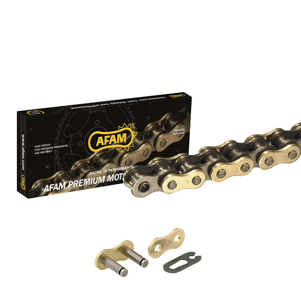 AFAM Kette 428 MX-G MX Racing 120 mit Clip-Schloss