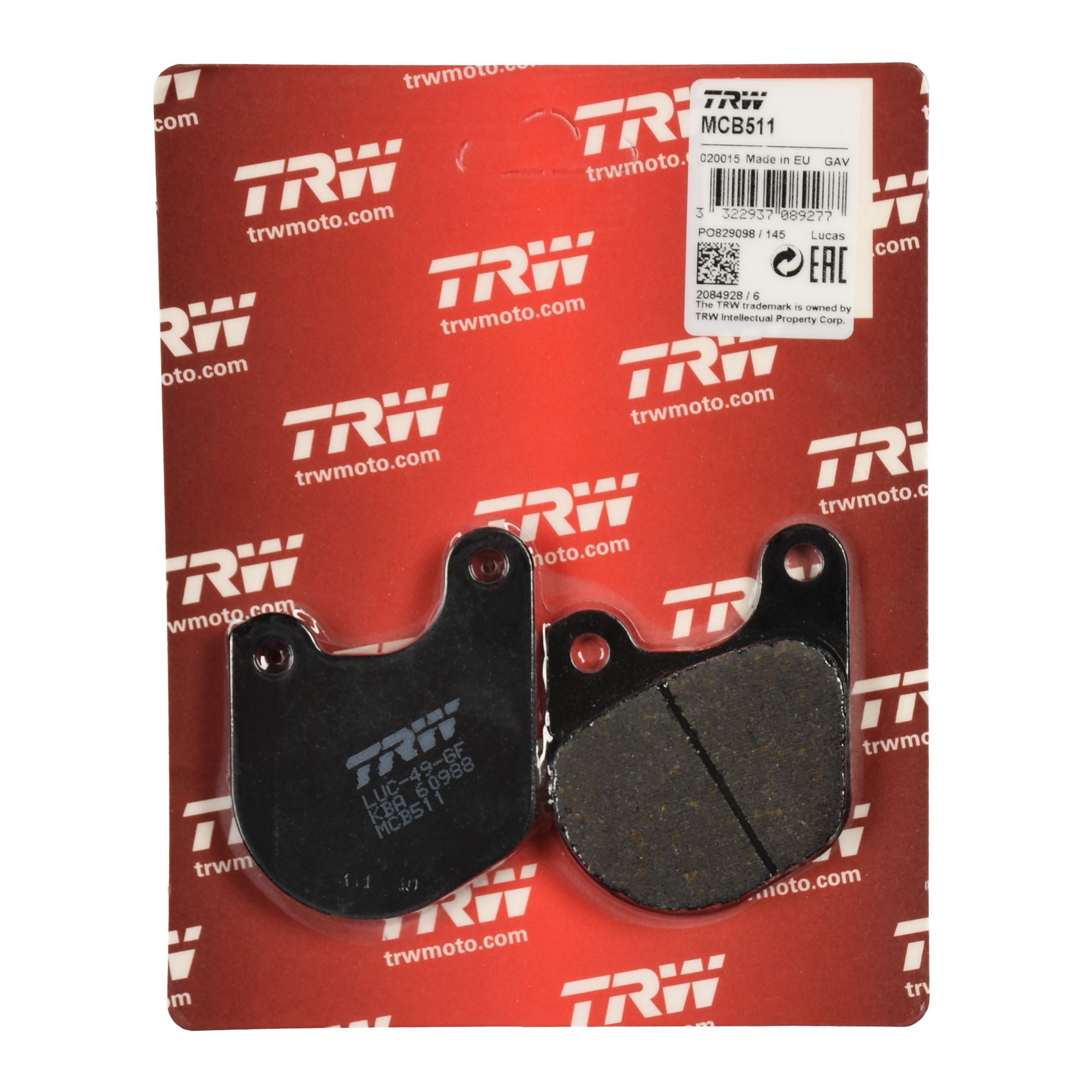 TRW Bremsbelag organisch