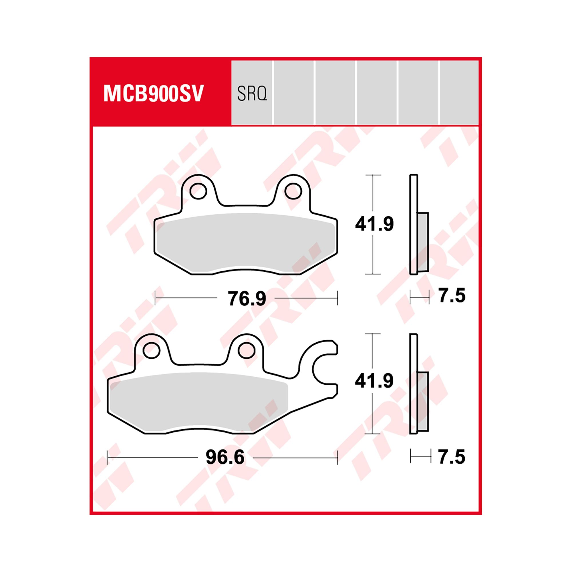TRW Bremsbelag Sinter Street