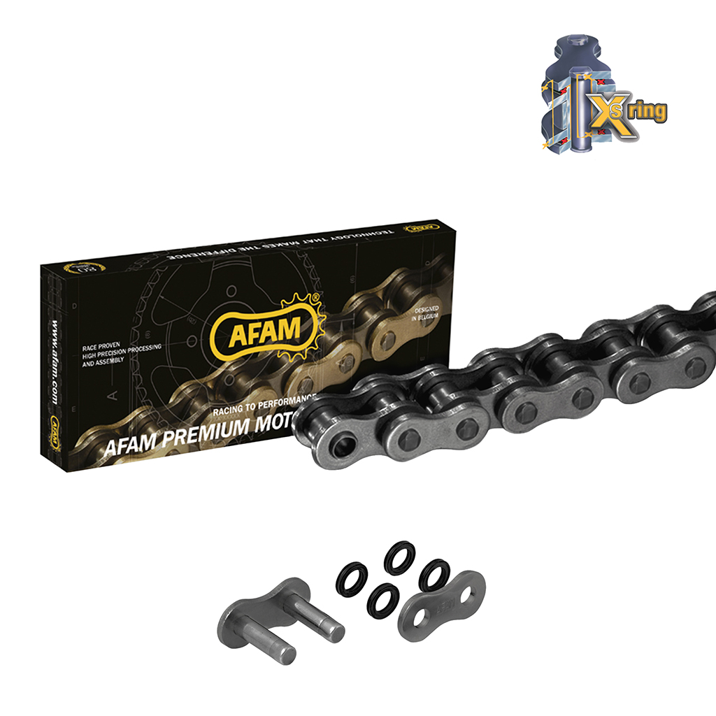 AFAM Kette 520 XMR2 Xs-Ring 124 m. Niet Schloss