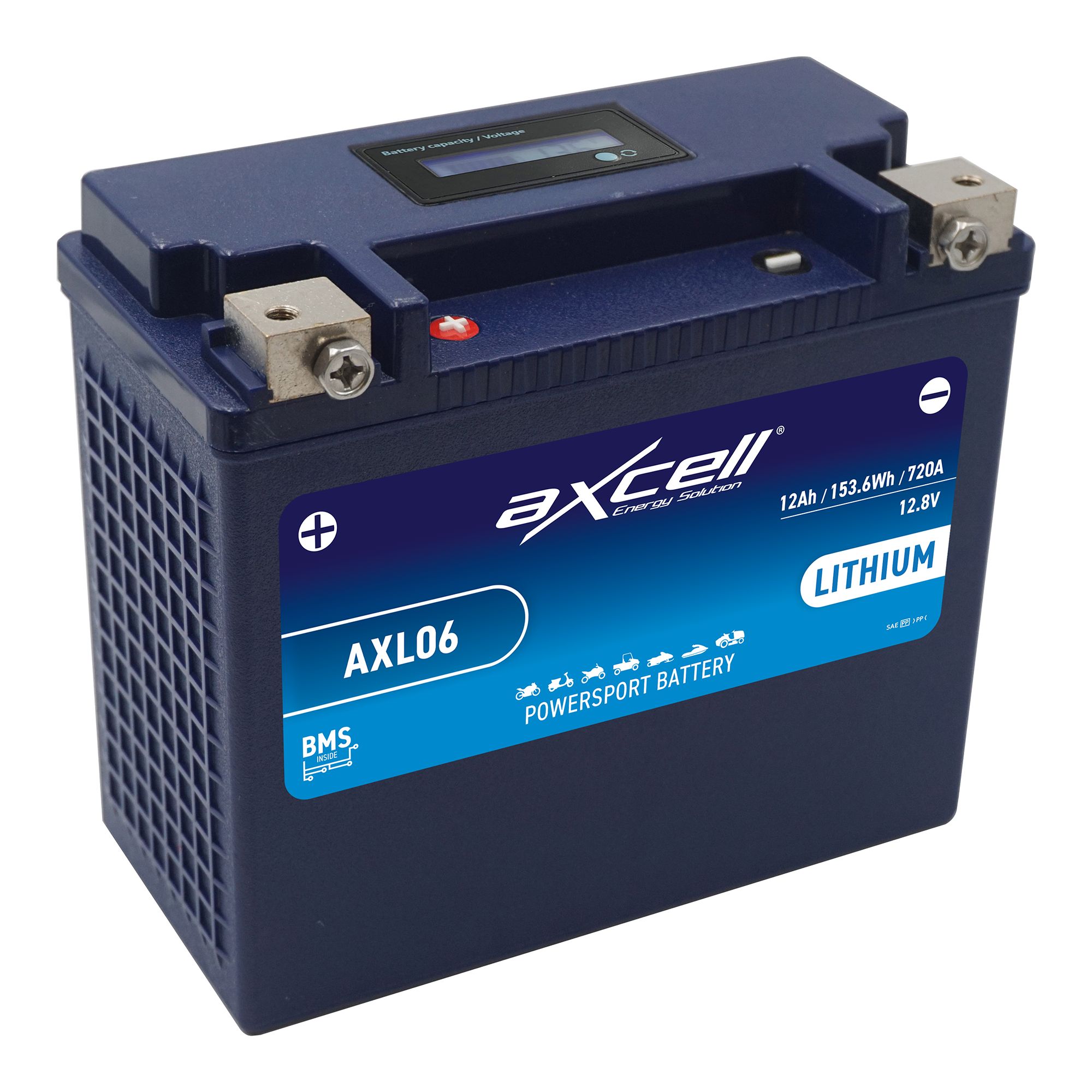 AXCELL Batterie 12V Lithium-Ionen