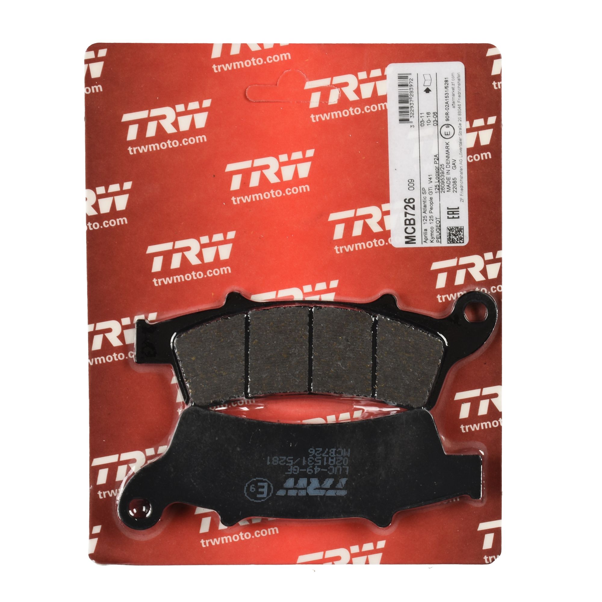 TRW Bremsbelag organisch