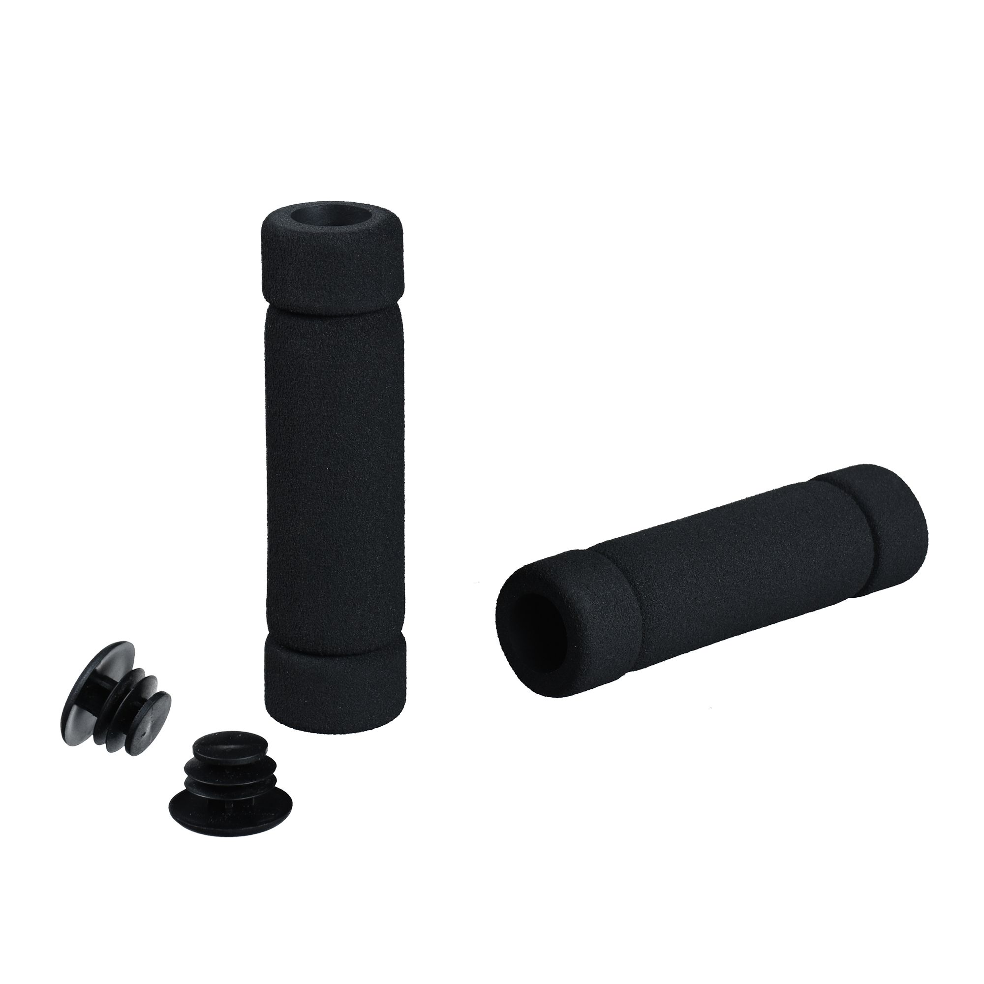ScooterLibre Griffe Moosgummi schwarz Länge 125 mm aus Integralschaum