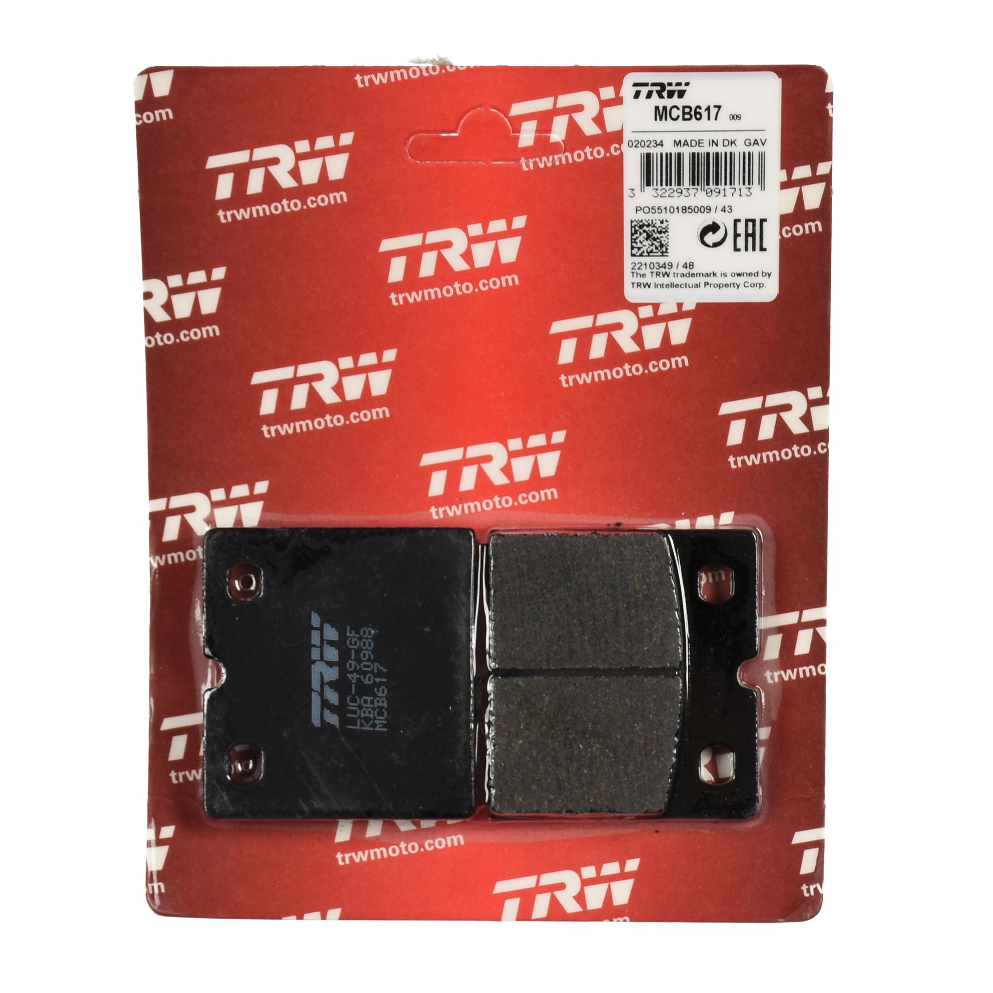 TRW Bremsbelag organisch