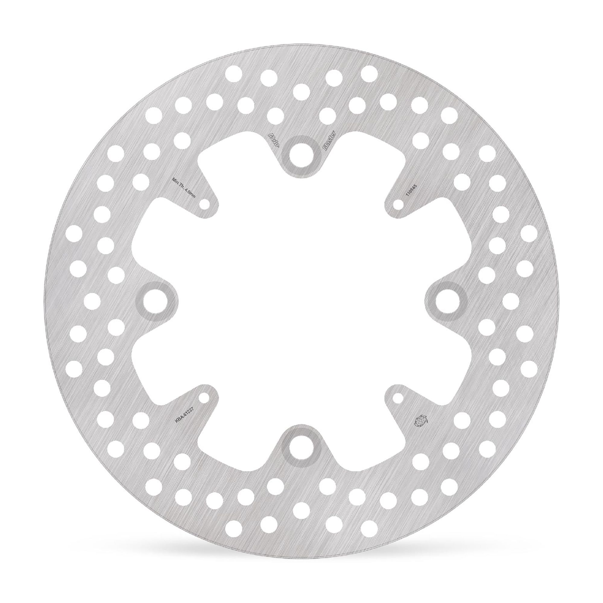 Moto-Master Bremsscheibe Halo hinten starr mit ABE