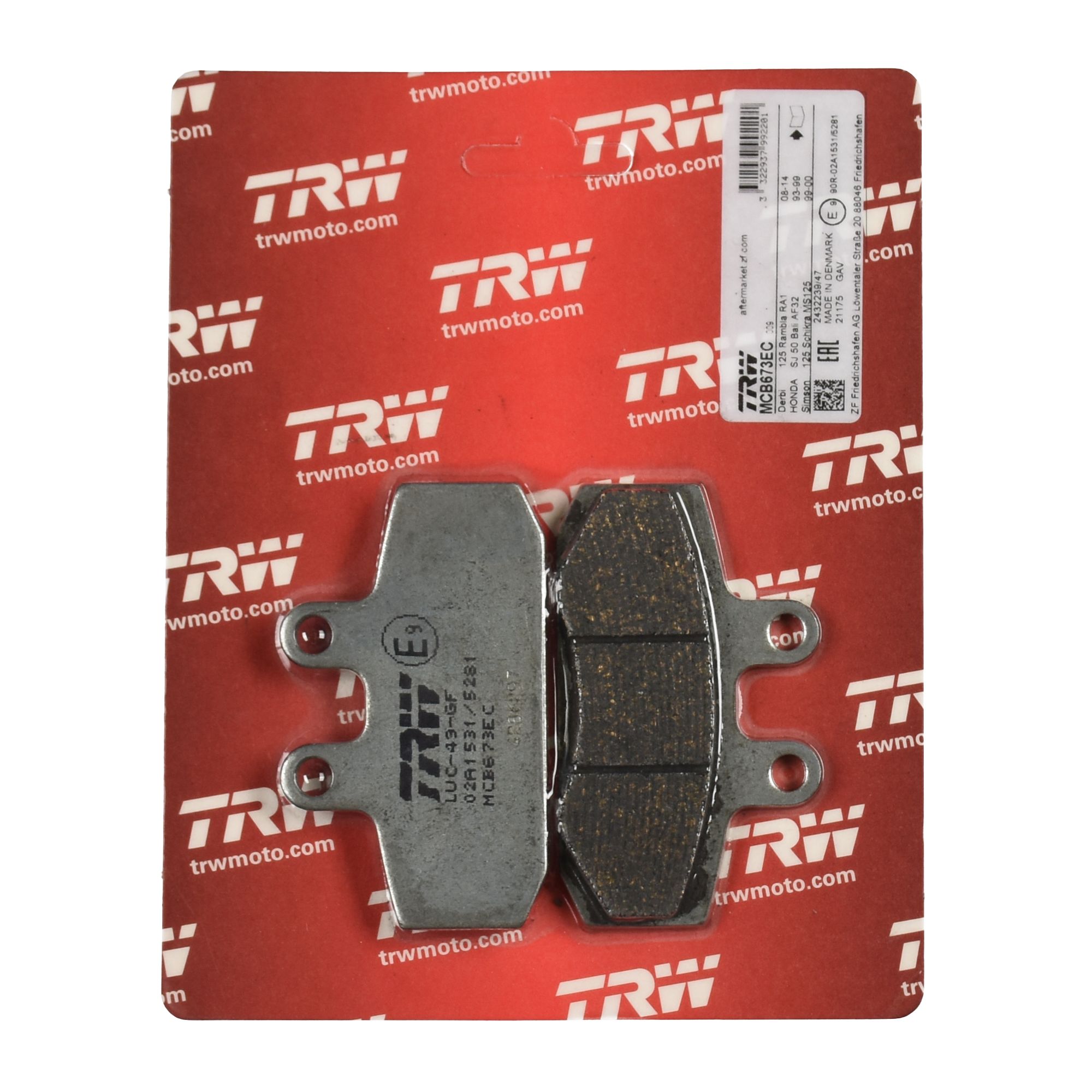 TRW Bremsbelag organisch