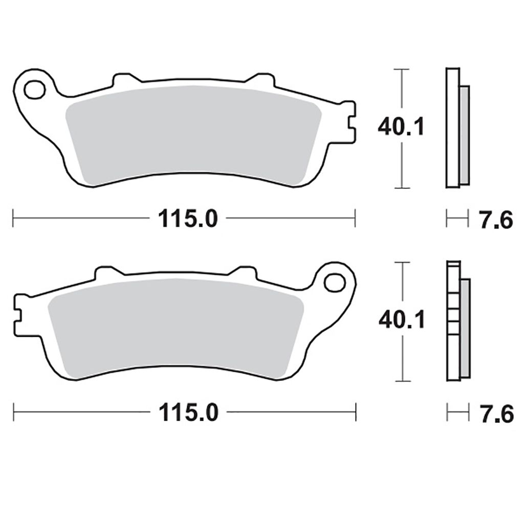 Moto-Master Bremsbelag RoadPRO Sinter vorn