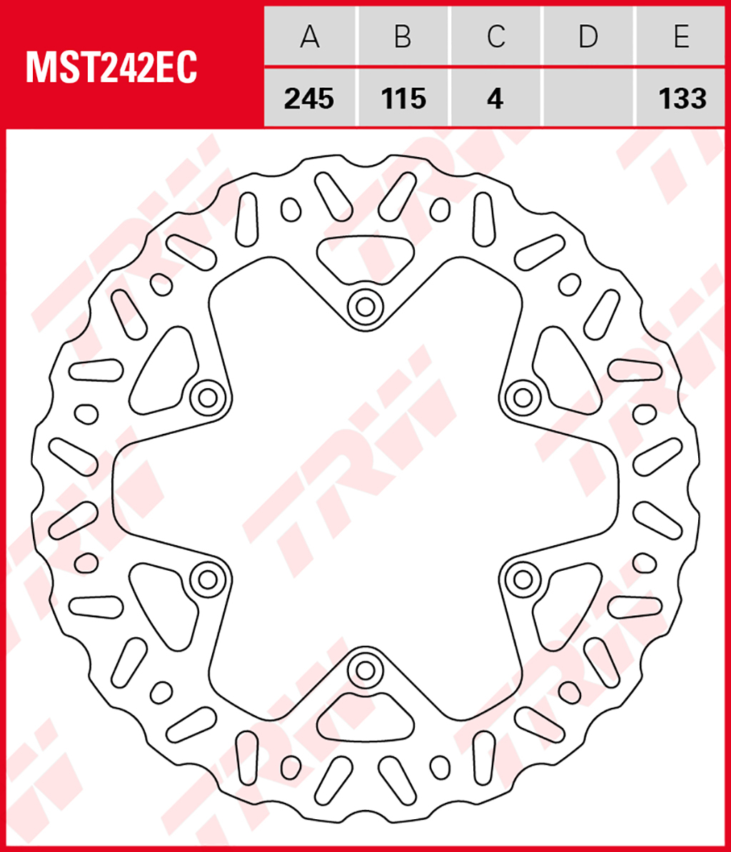 TRW Bremsscheibe Eco Offroad