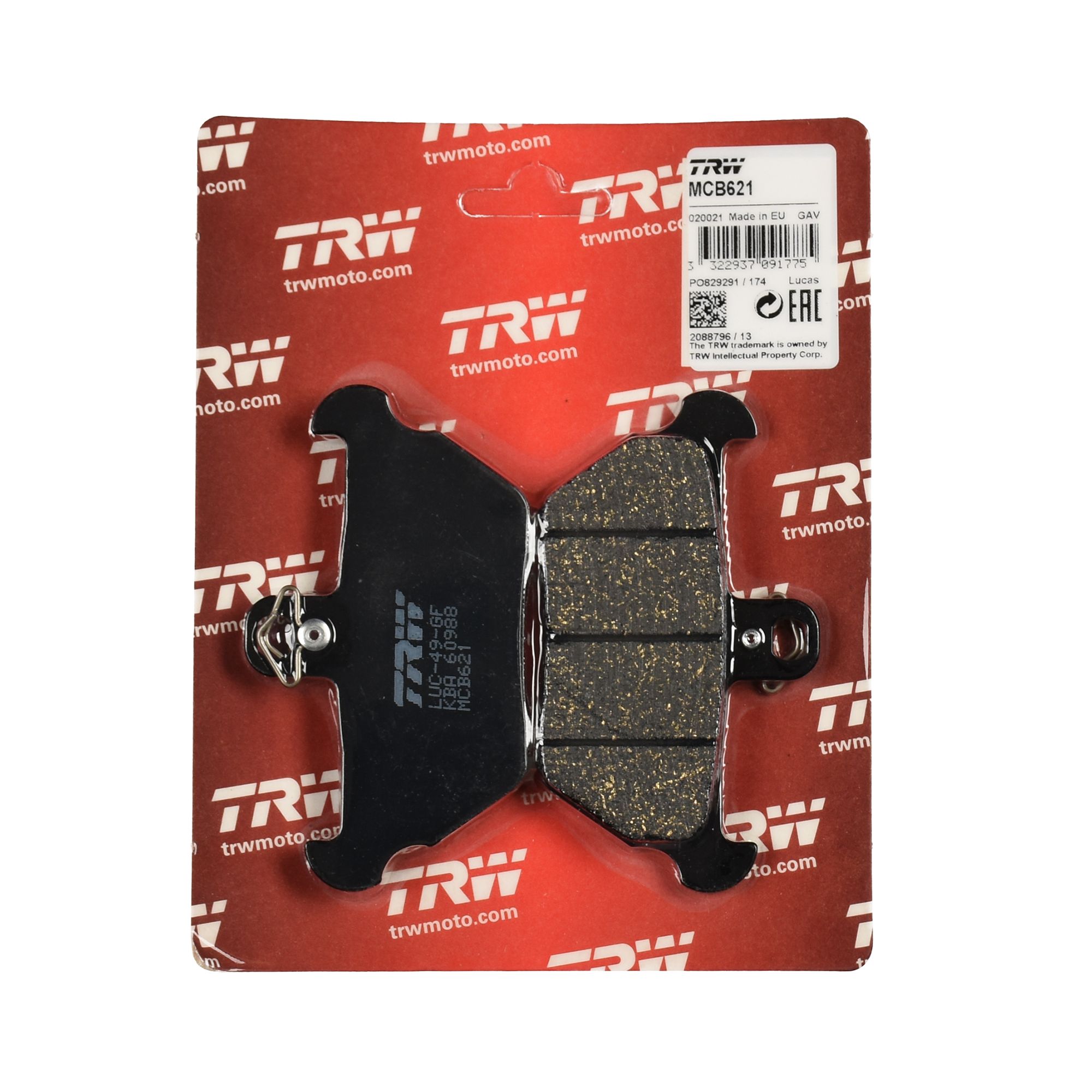 TRW Bremsbelag organisch