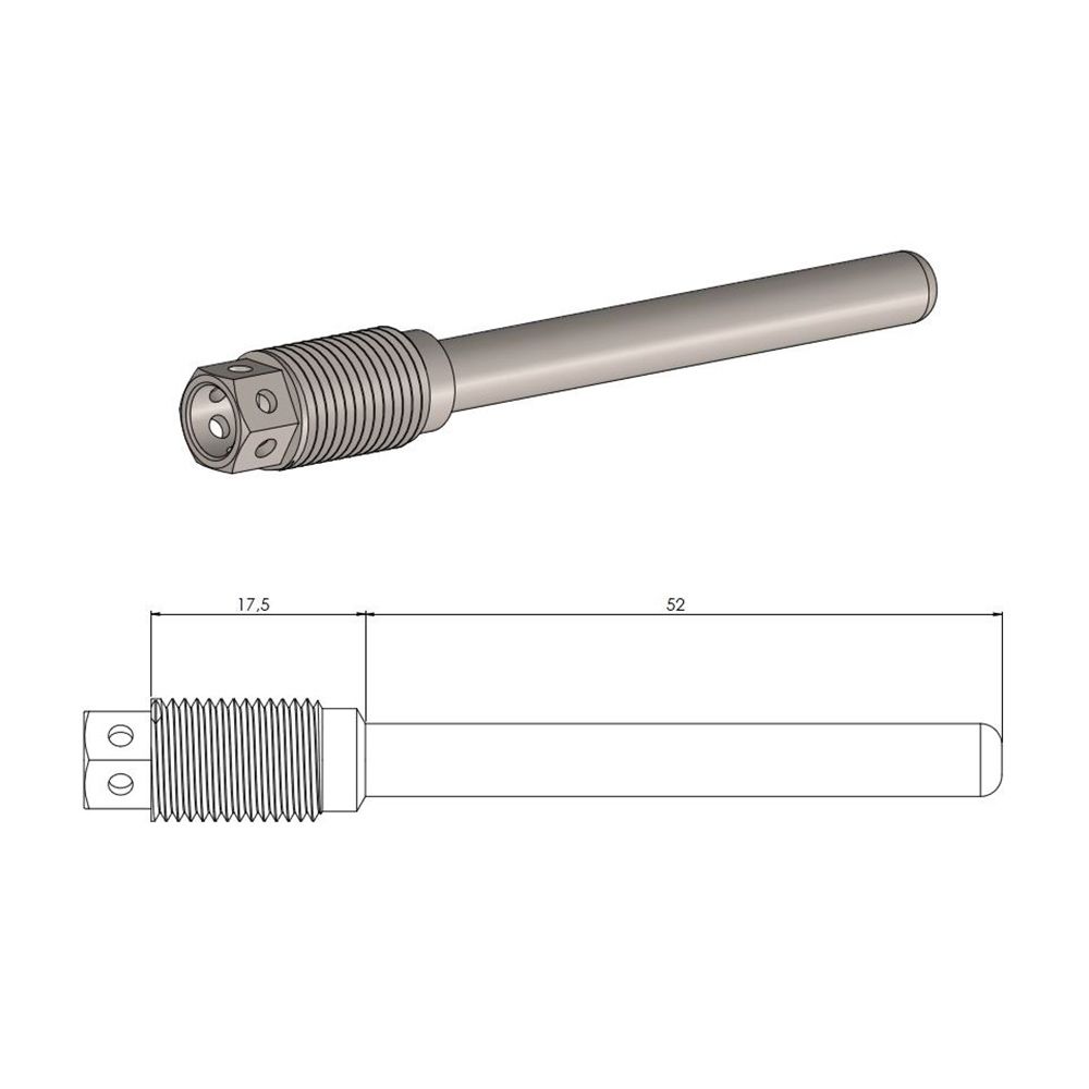 Moto-Master Bremsbelag-Gleitstift Racing hinten