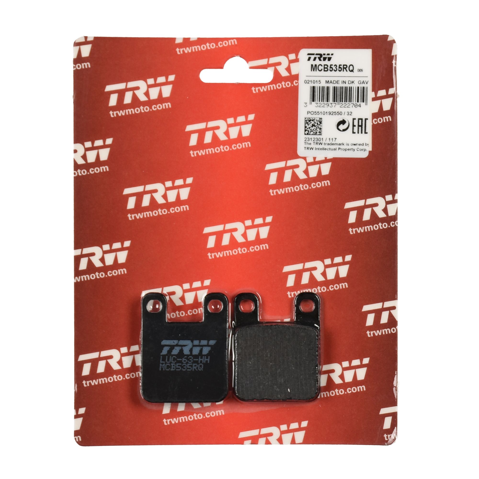 TRW Bremsbelag organisch Racing