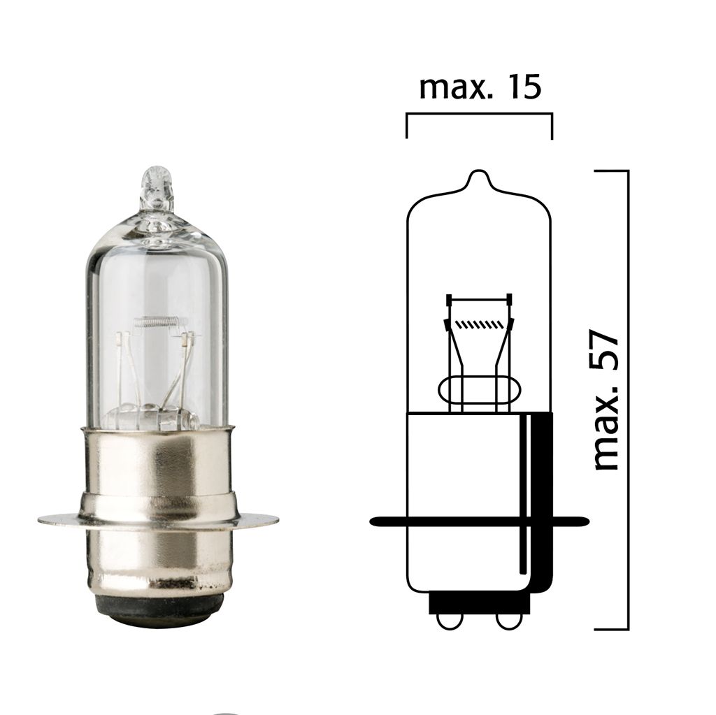 Flösser Lampe 12V 35/36.5W d-25-1 VPE1