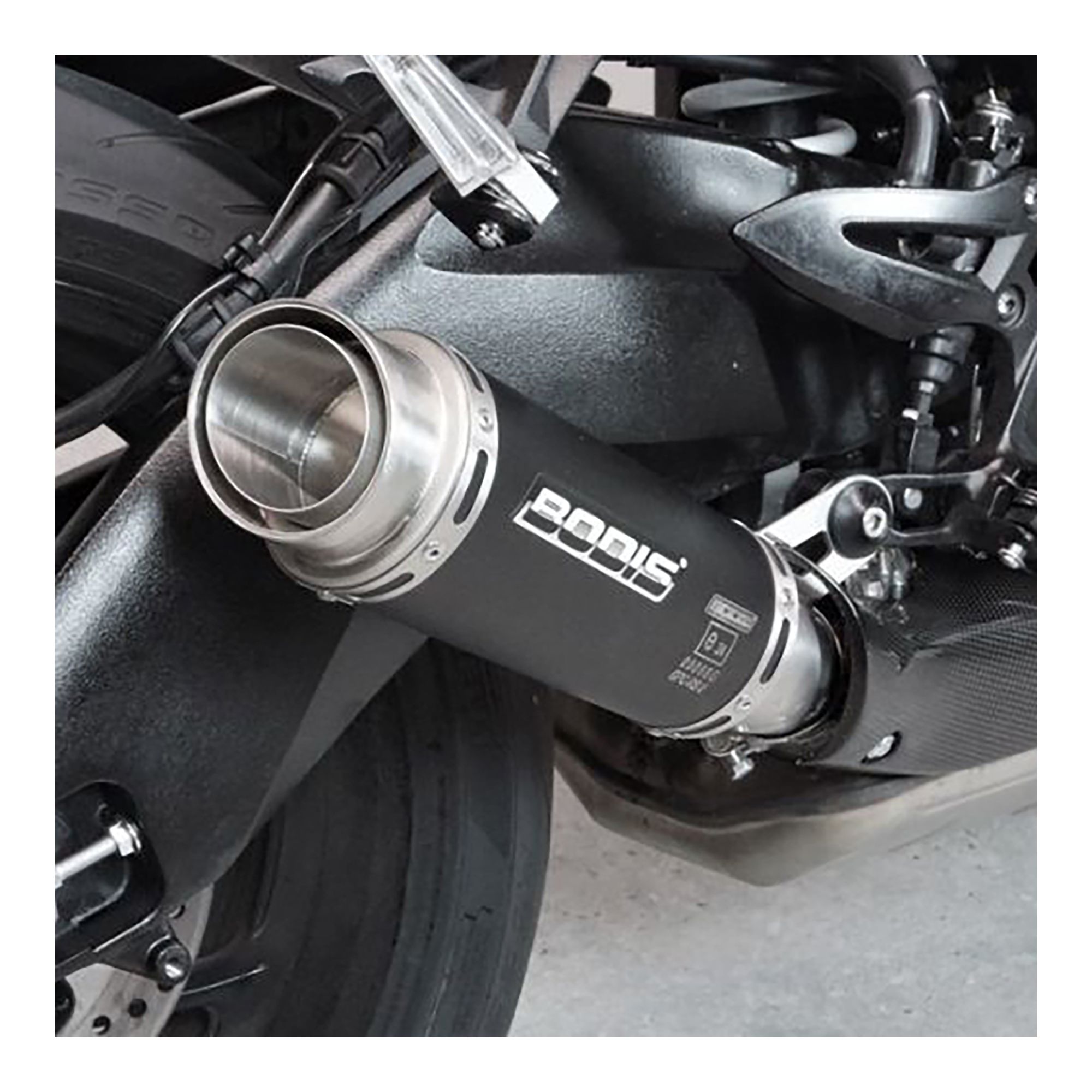 Bodis Auspuff GPC-RS II Slip-On Edelstahl schw.