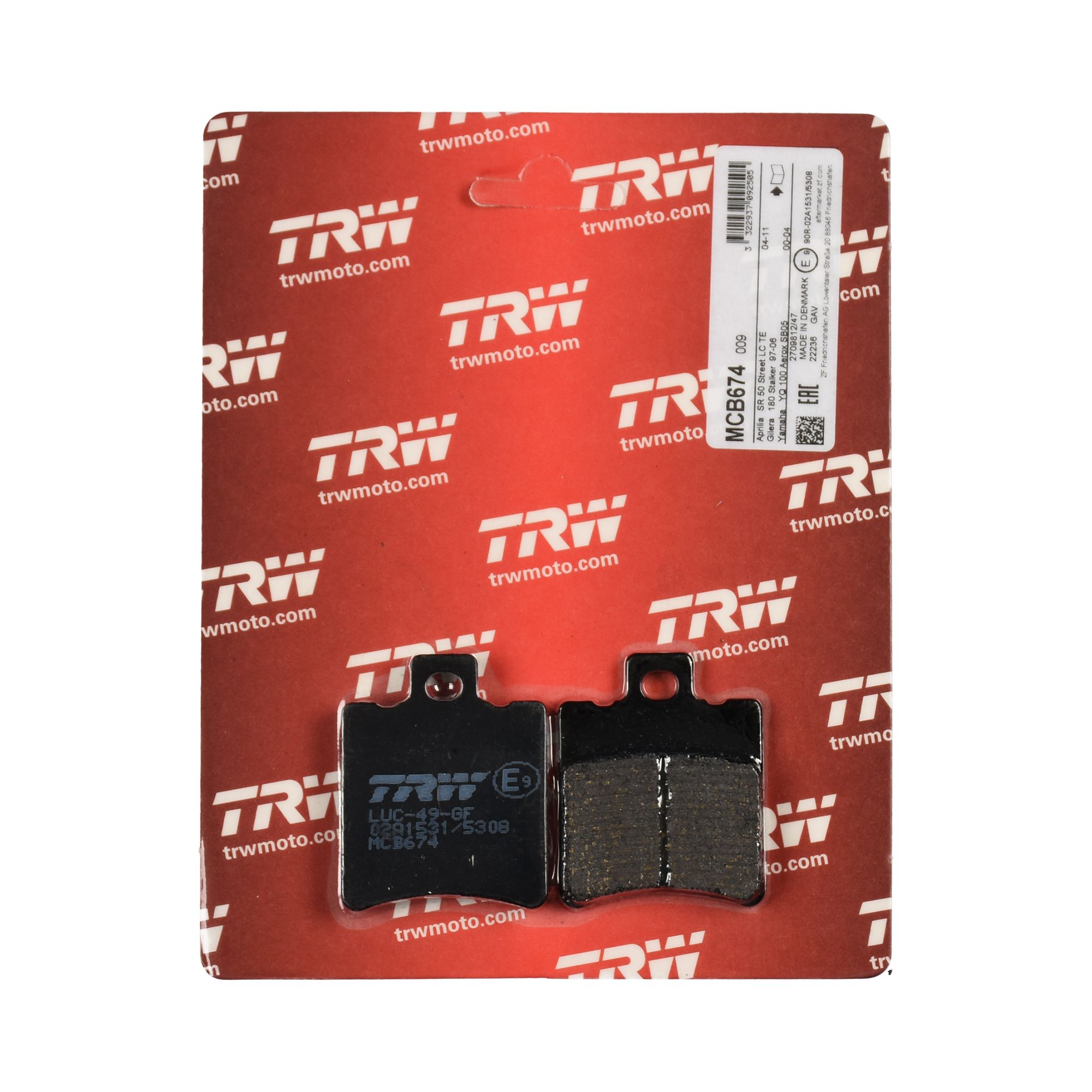 TRW Bremsbelag organisch