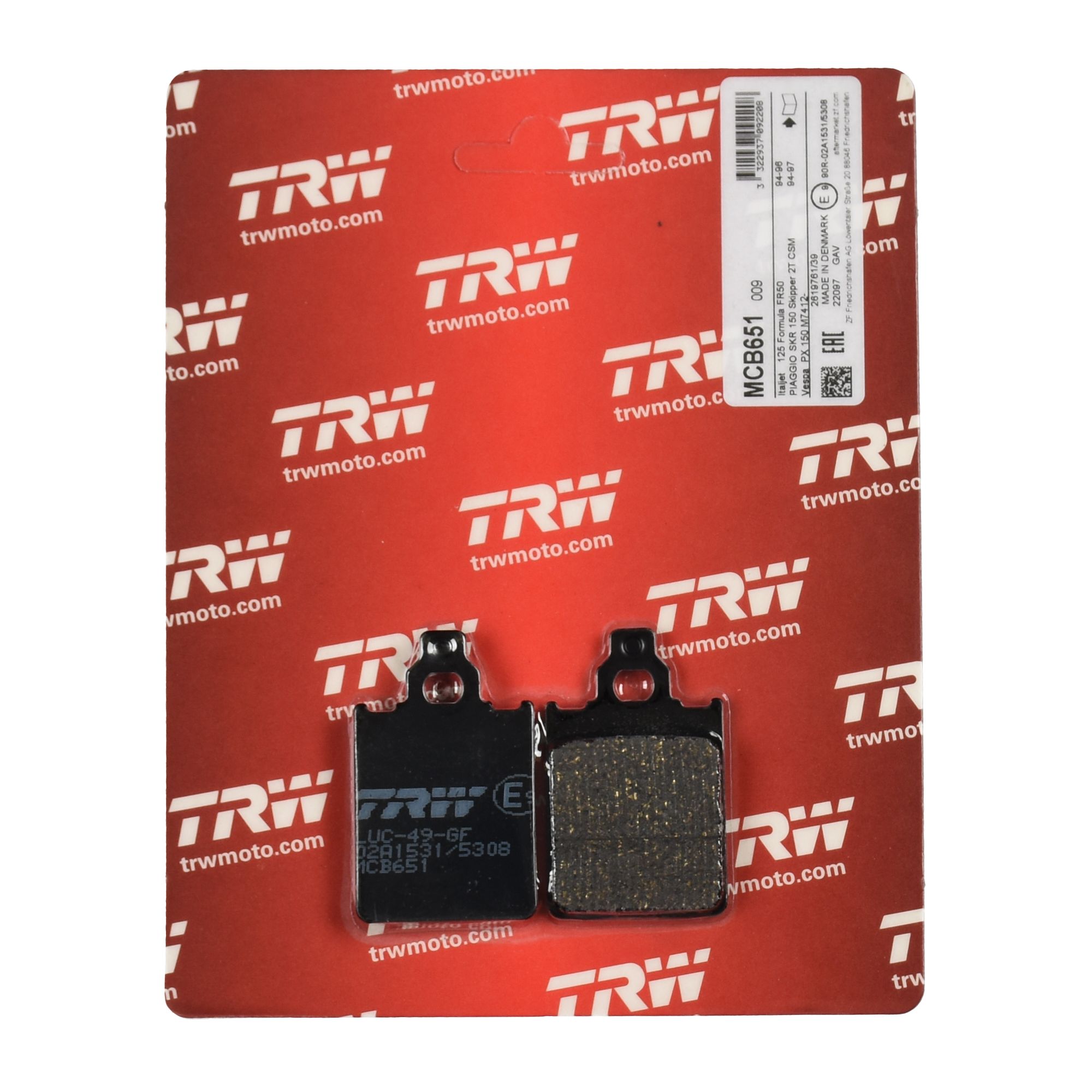 TRW Bremsbelag organisch