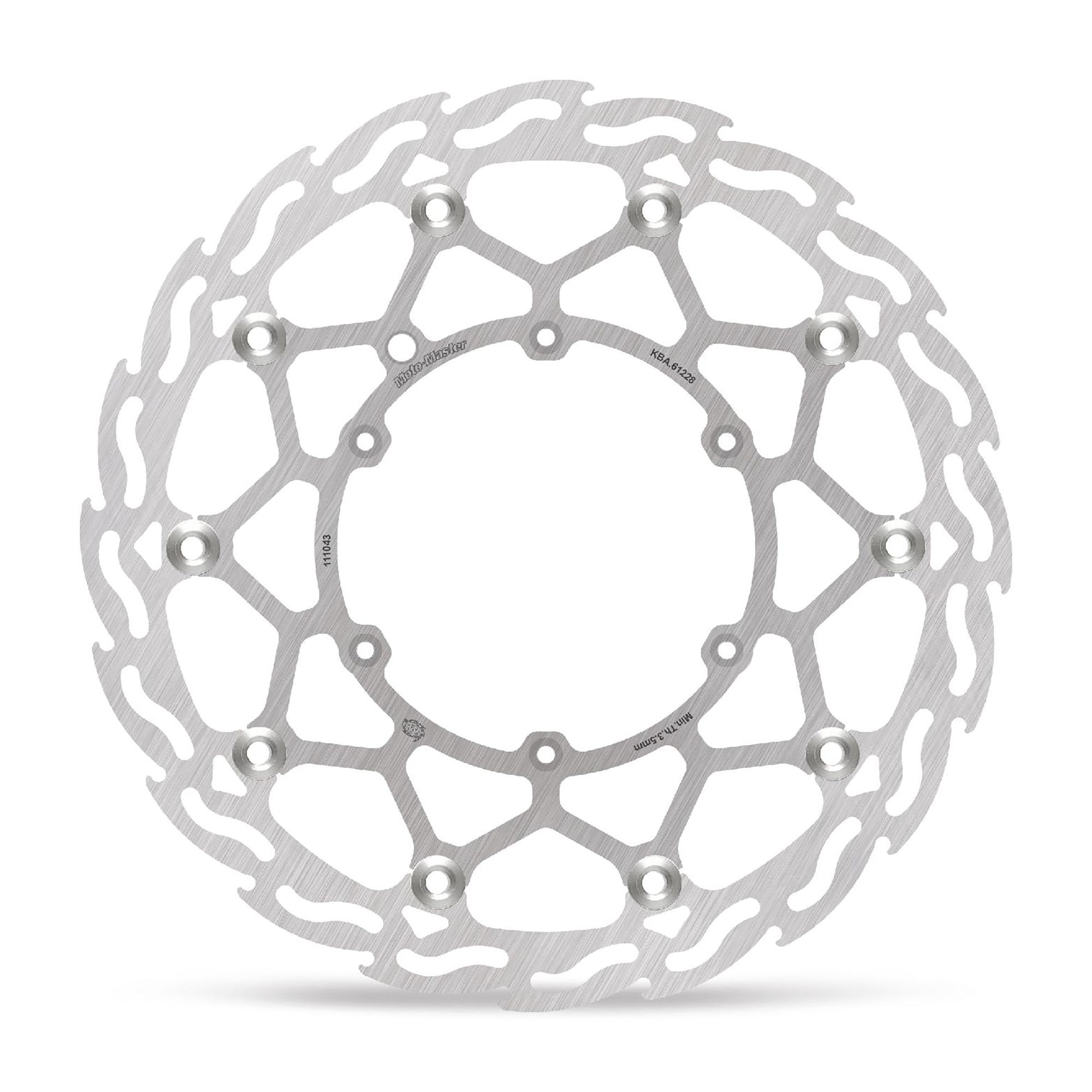 Moto-Master Bremsscheibe Flame vorn schwim. mit ABE Supermoto Street 320