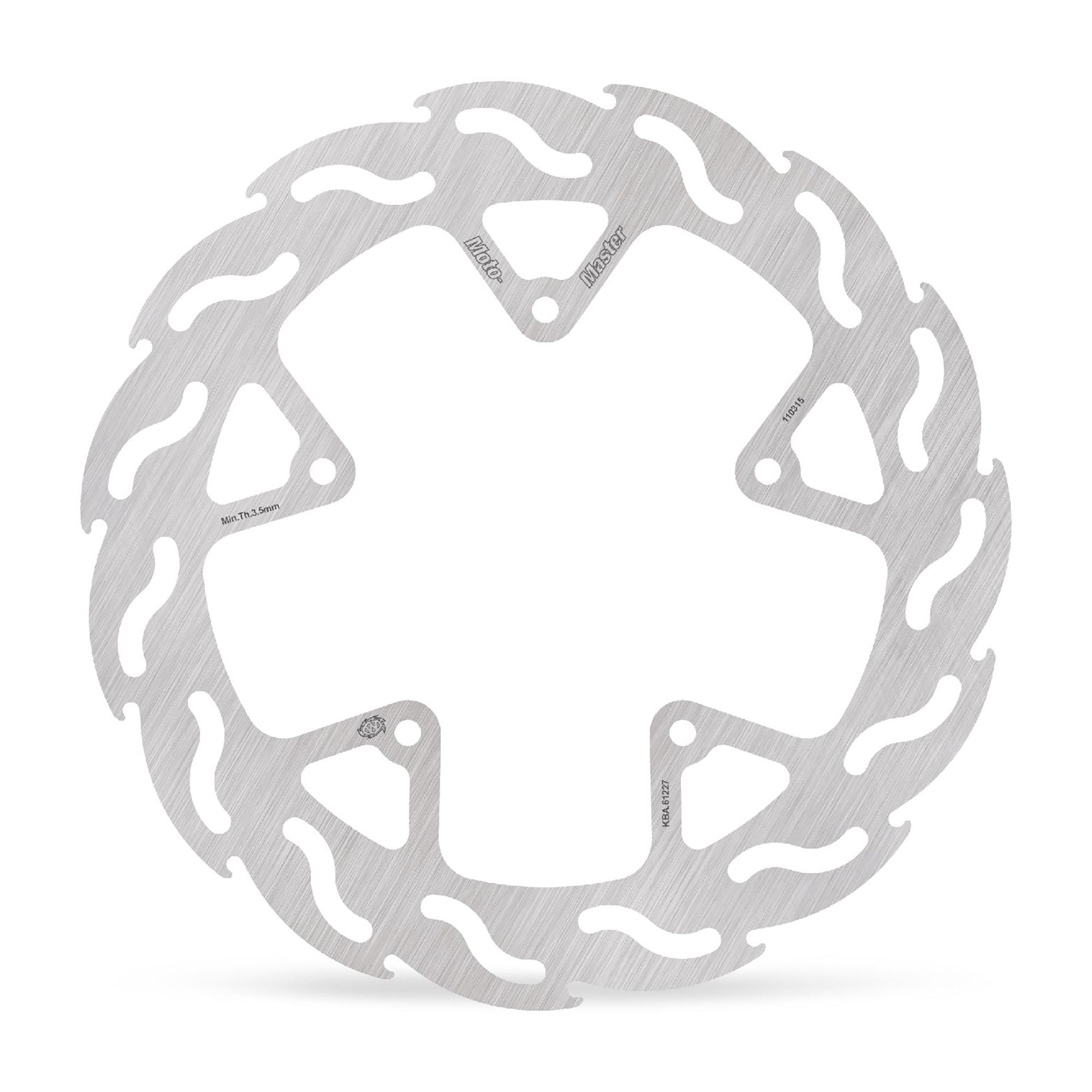 Moto-Master Bremsscheibe Flame hinten starr mit ABE