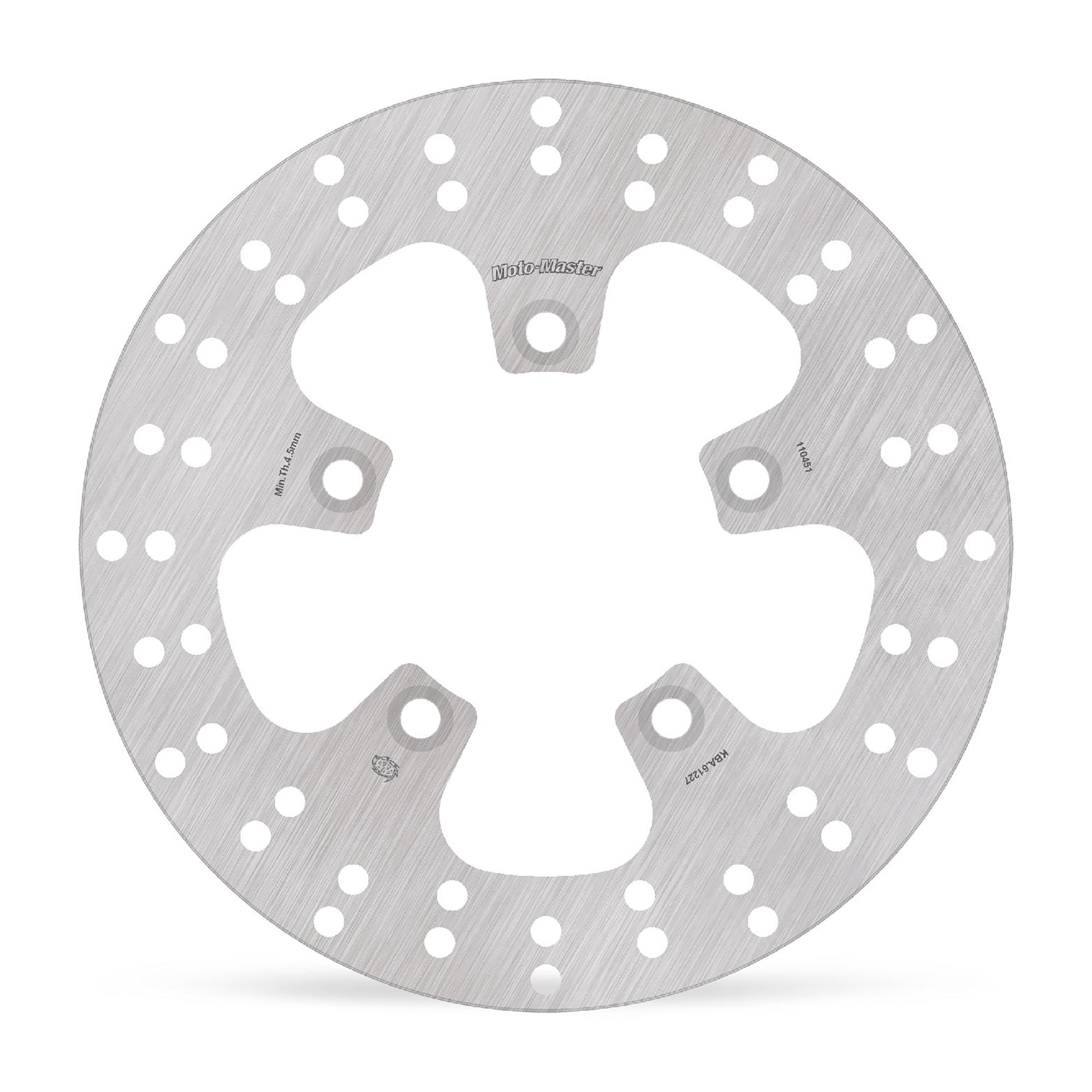 Moto-Master Bremsscheibe Halo hinten starr mit ABE