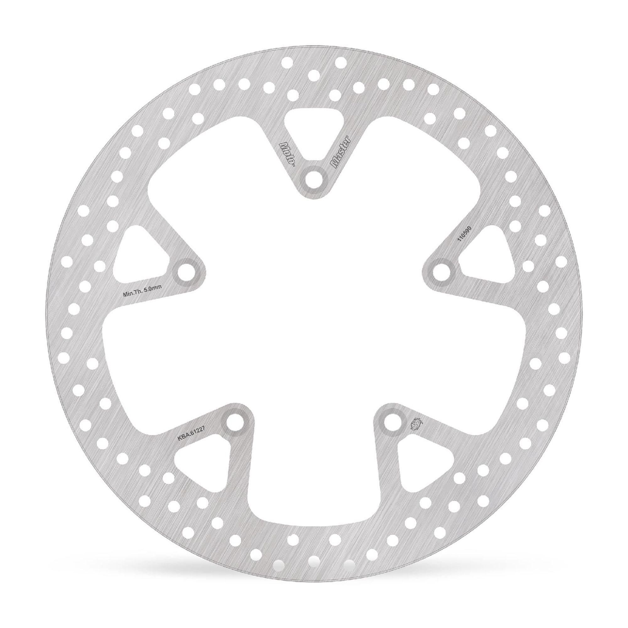 Moto-Master Bremsscheibe Halo hinten starr mit ABE