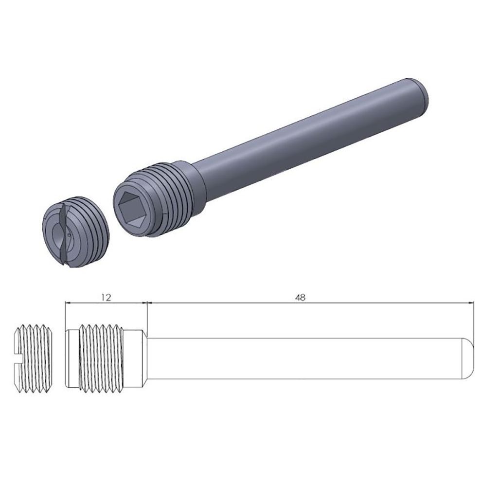 Moto-Master Bremsbelag Gleitstift