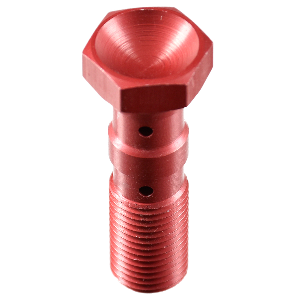 TRW Hohlschraube rot M10x1,25 Doppelhohlschraube